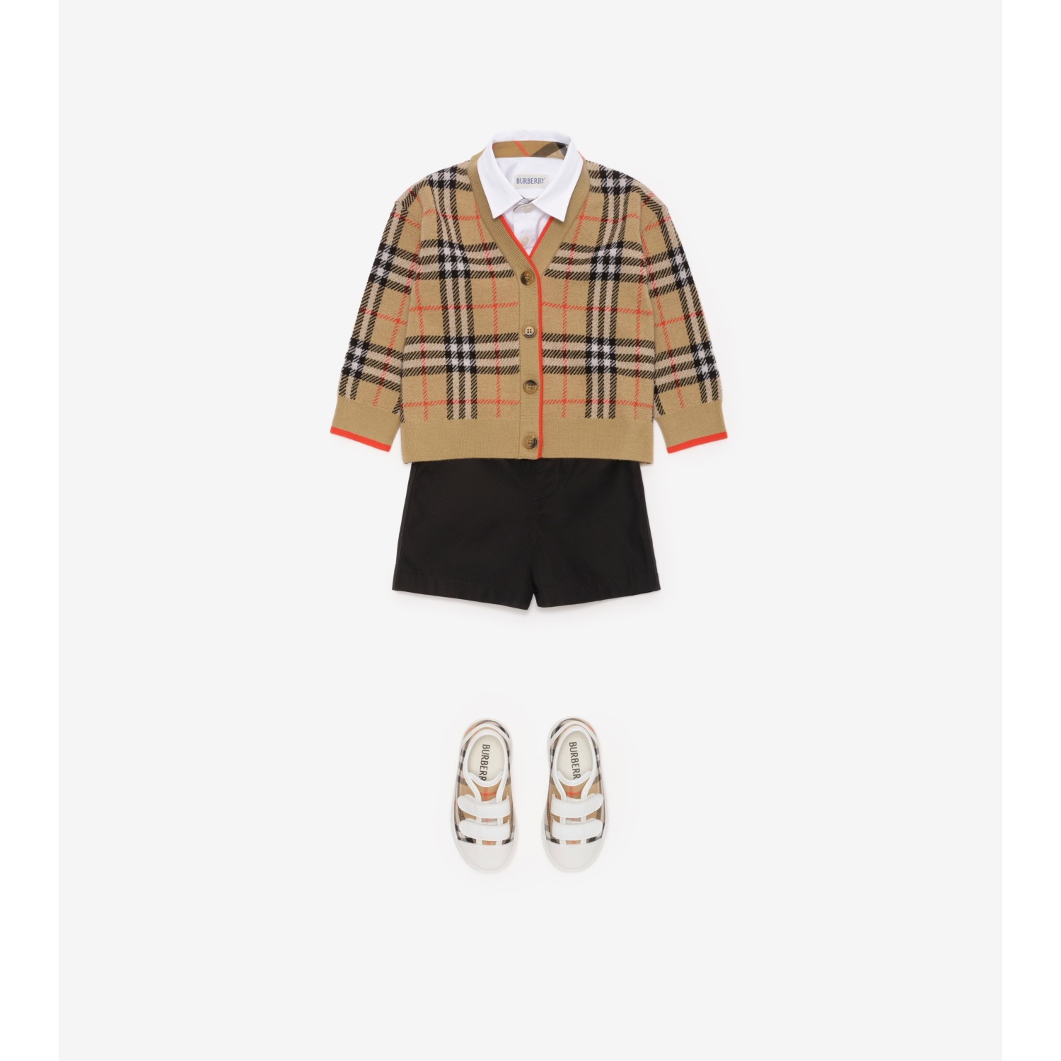 Check Wool Cardigan - thumbnail 3