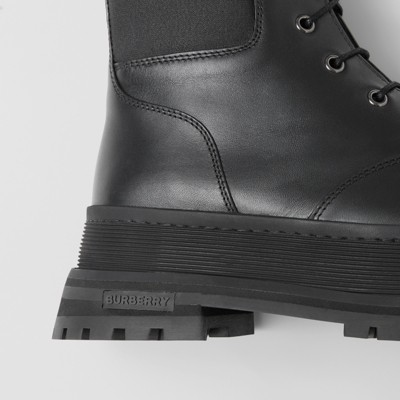 laced leather boots womens