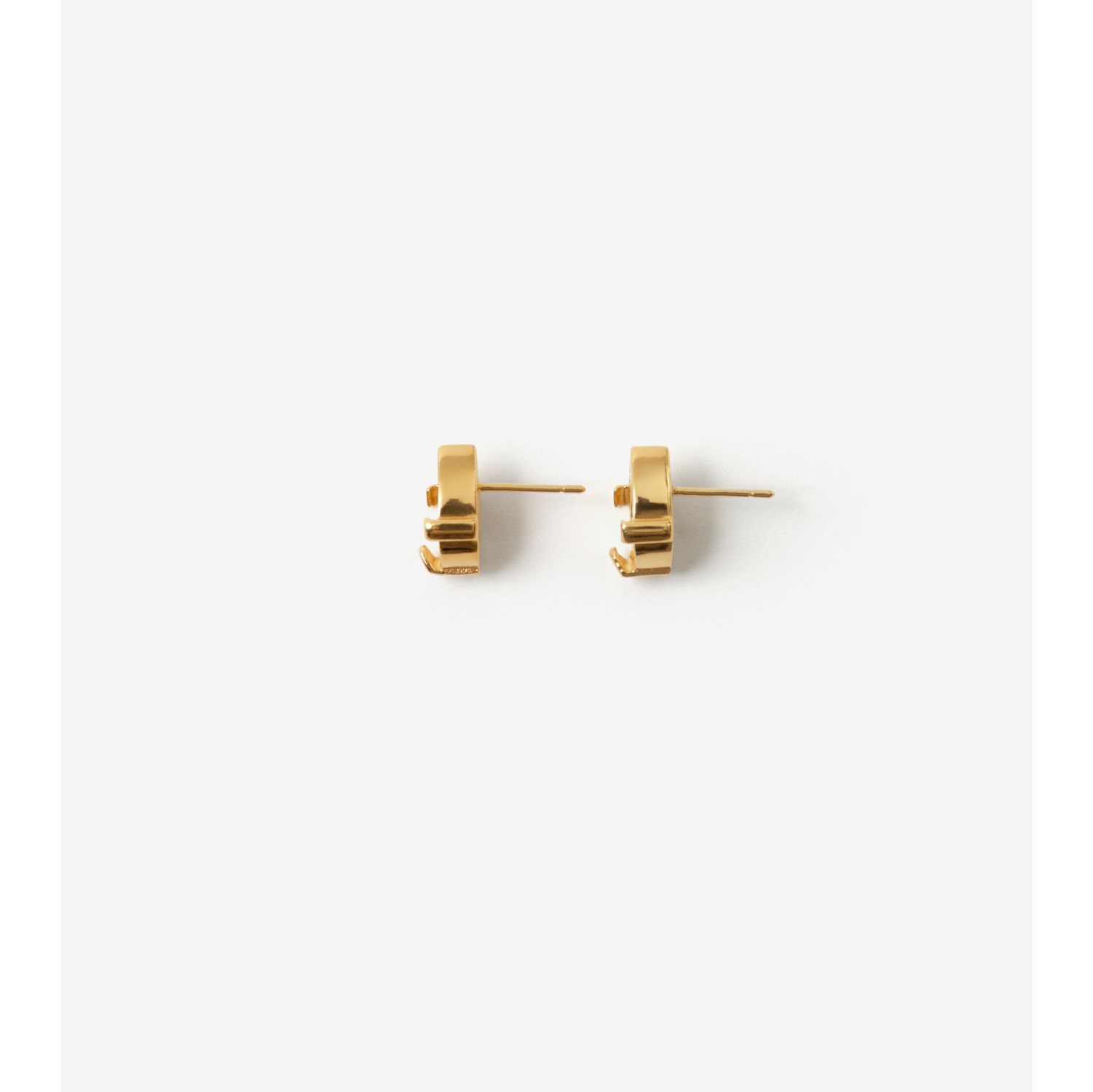 Shield Pendant Earrings in Gold/clear - Women | Burberry® Official