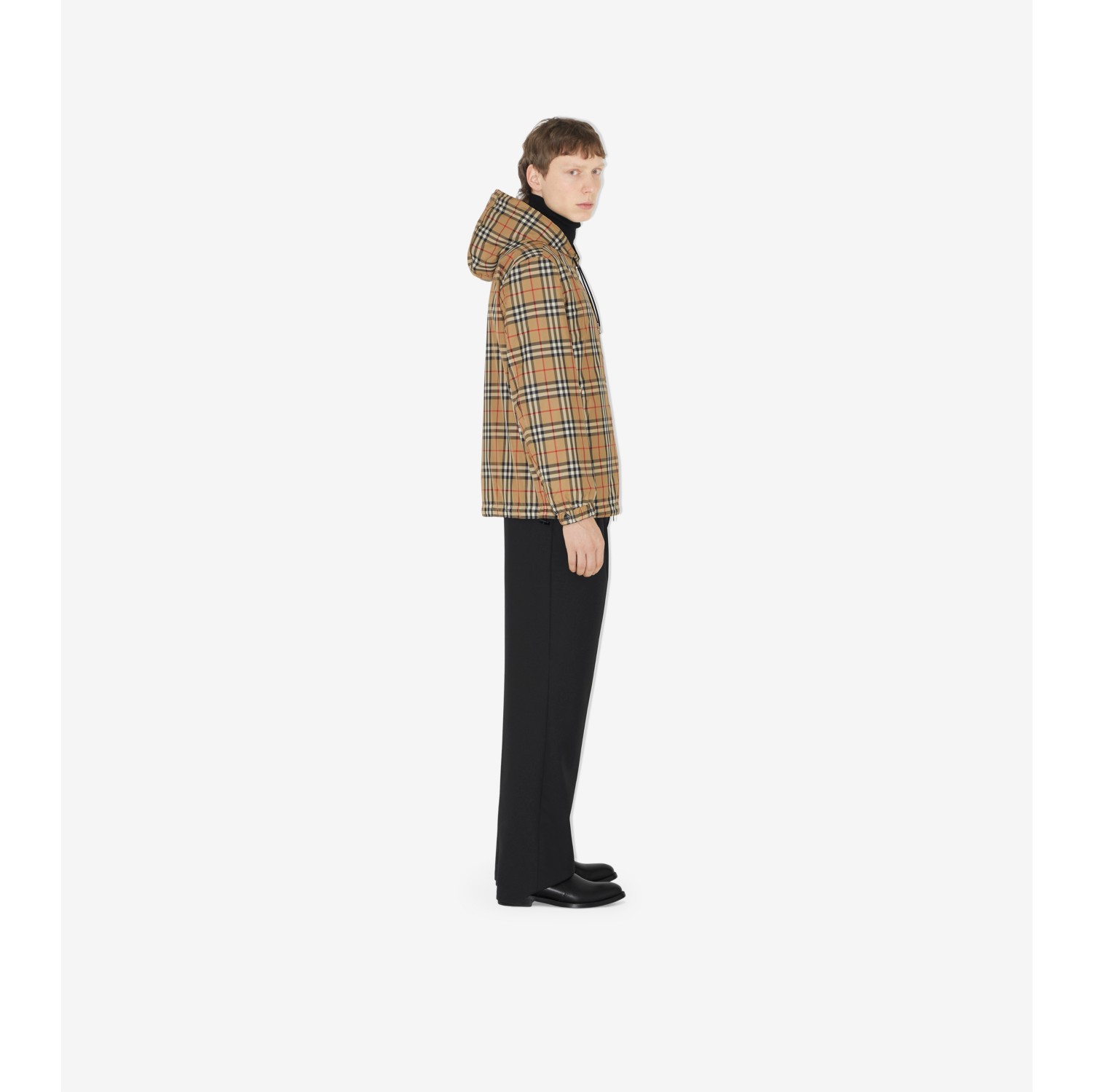 Burberry Men's Check Motif Jacket