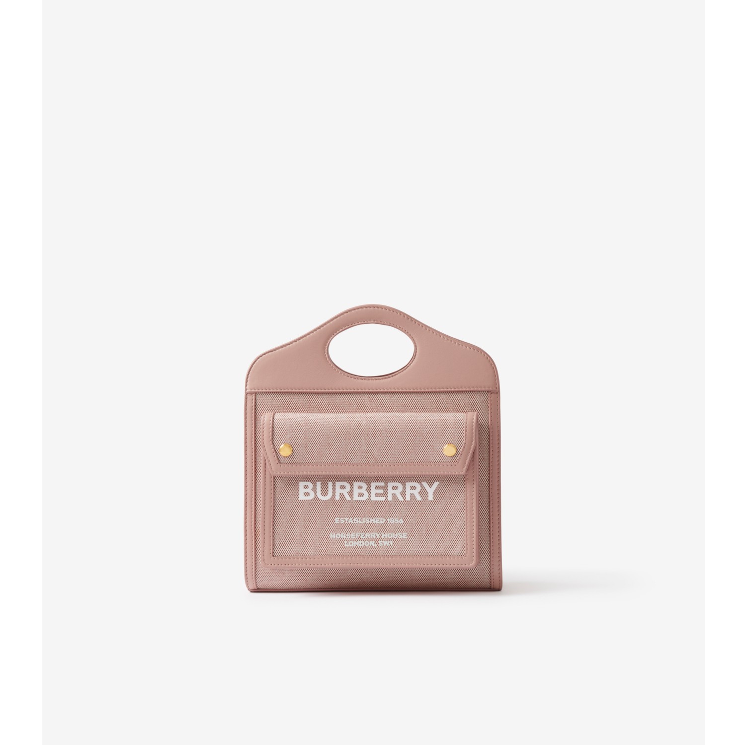 ミニ ポケットバッグ (ブライトレッド／ダスキーピンク) | Burberry®公式サイト