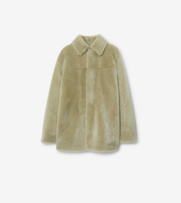 Burberry shearling store car coat