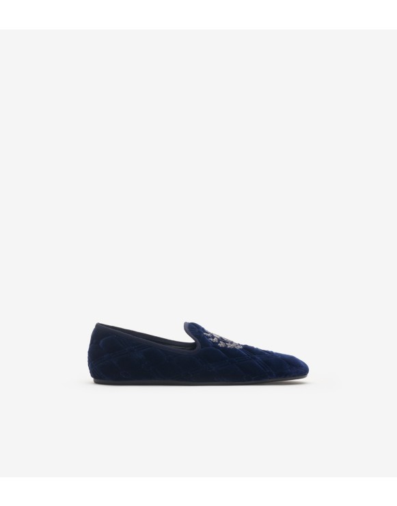 Quilted Velvet Estate Slippers