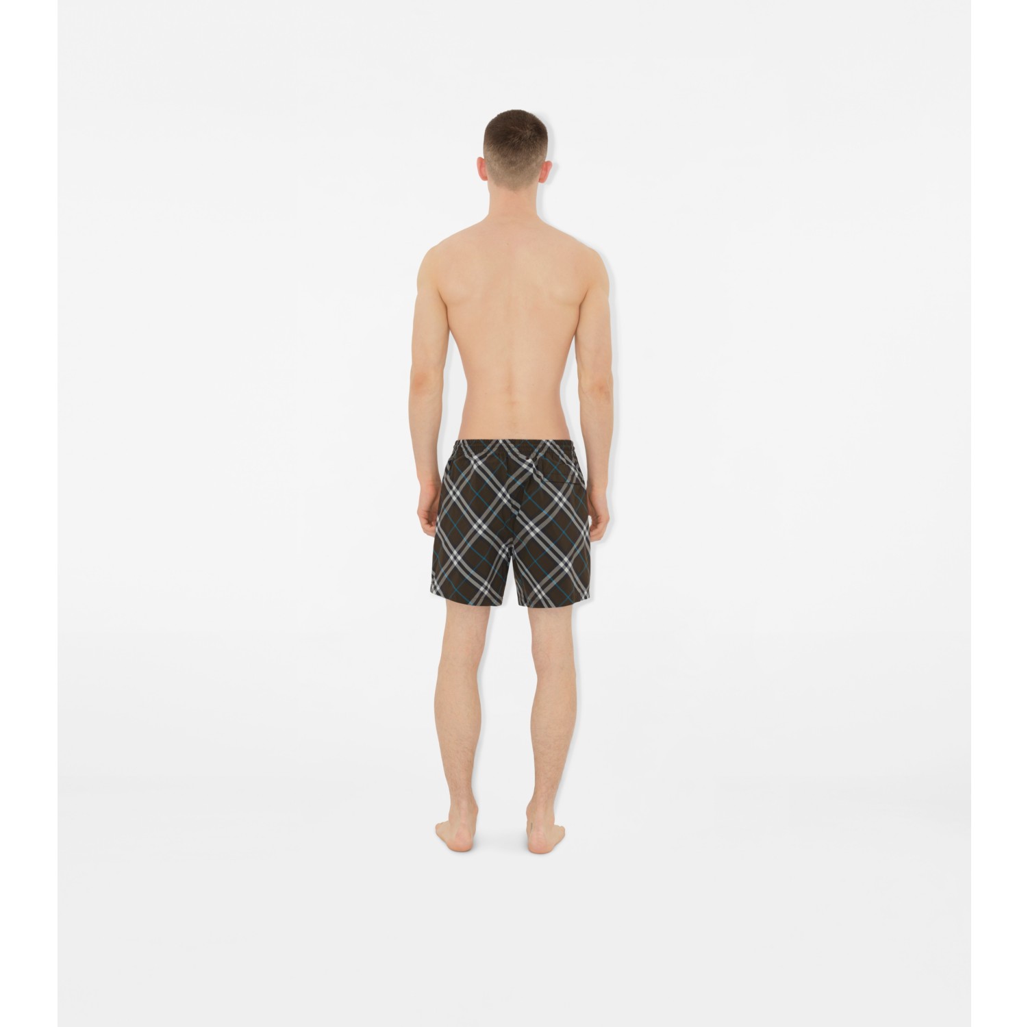 Schwimmshorts in Check