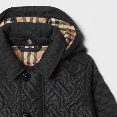 burberry monogram quilted jacket