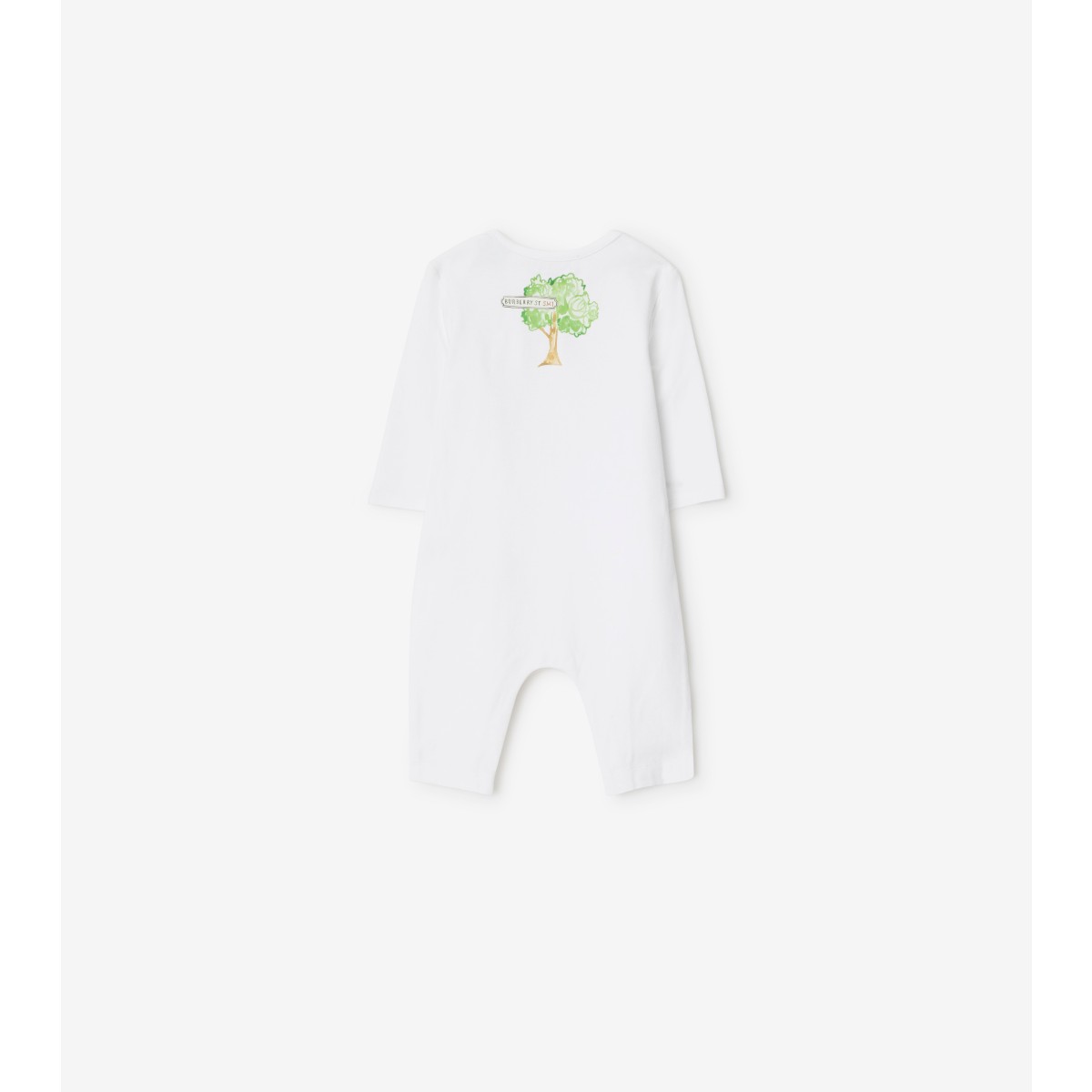  Printed London Stretch Cotton Jumpsuit