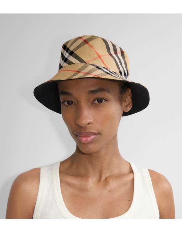 Reversible Gabardine Bucket Hat
