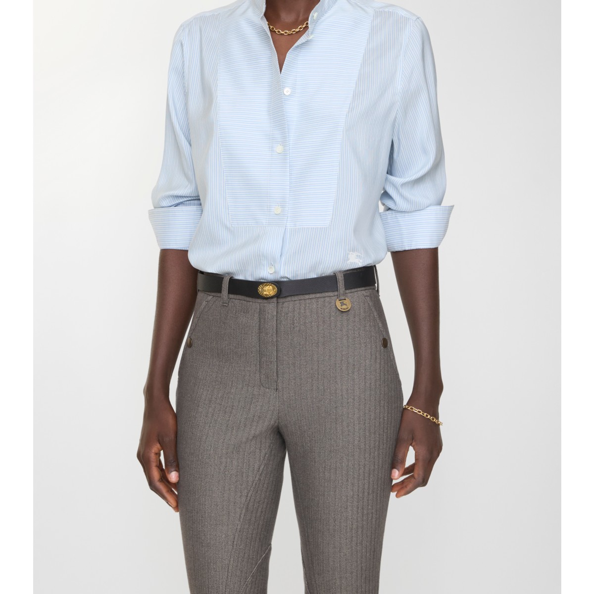  Check Leather Cotswolds Belt