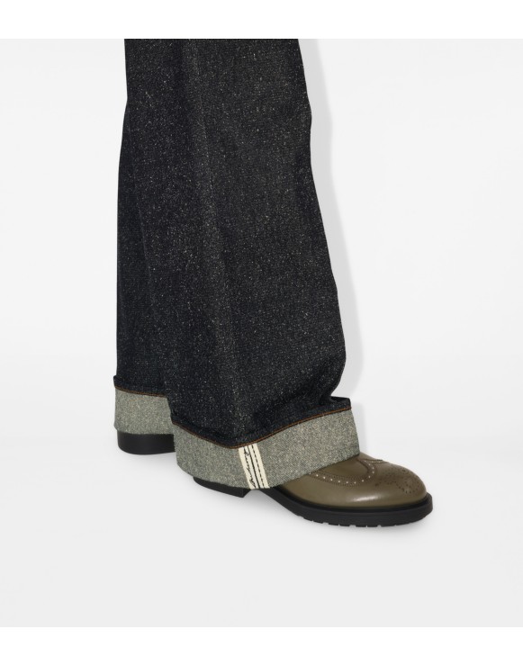 Bottines Loch en cuir clouté