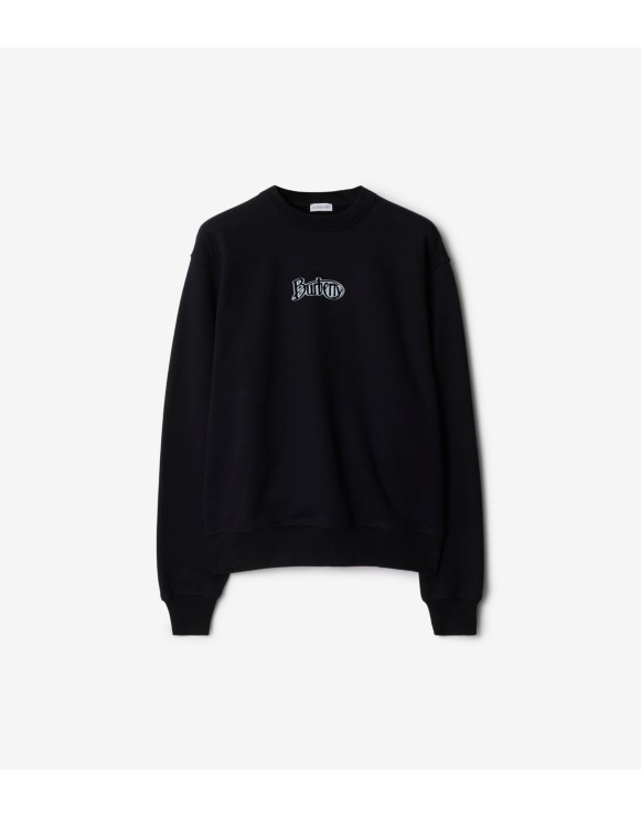 Logo Cotton Blend Sweatshirt