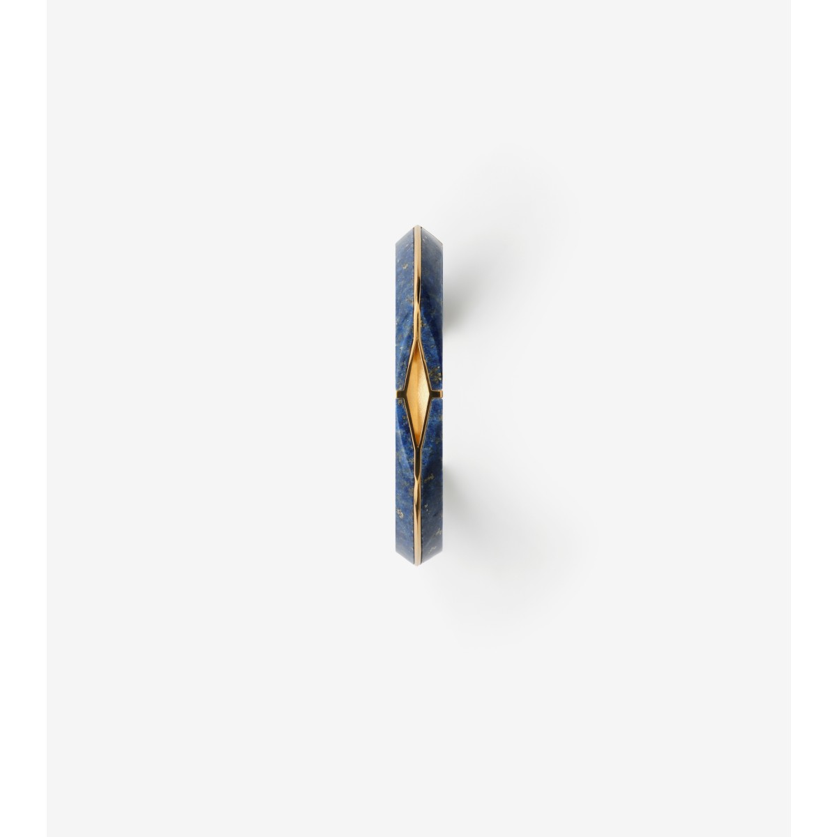 Burberry Lapis Hollow Cuff In Gold/blue