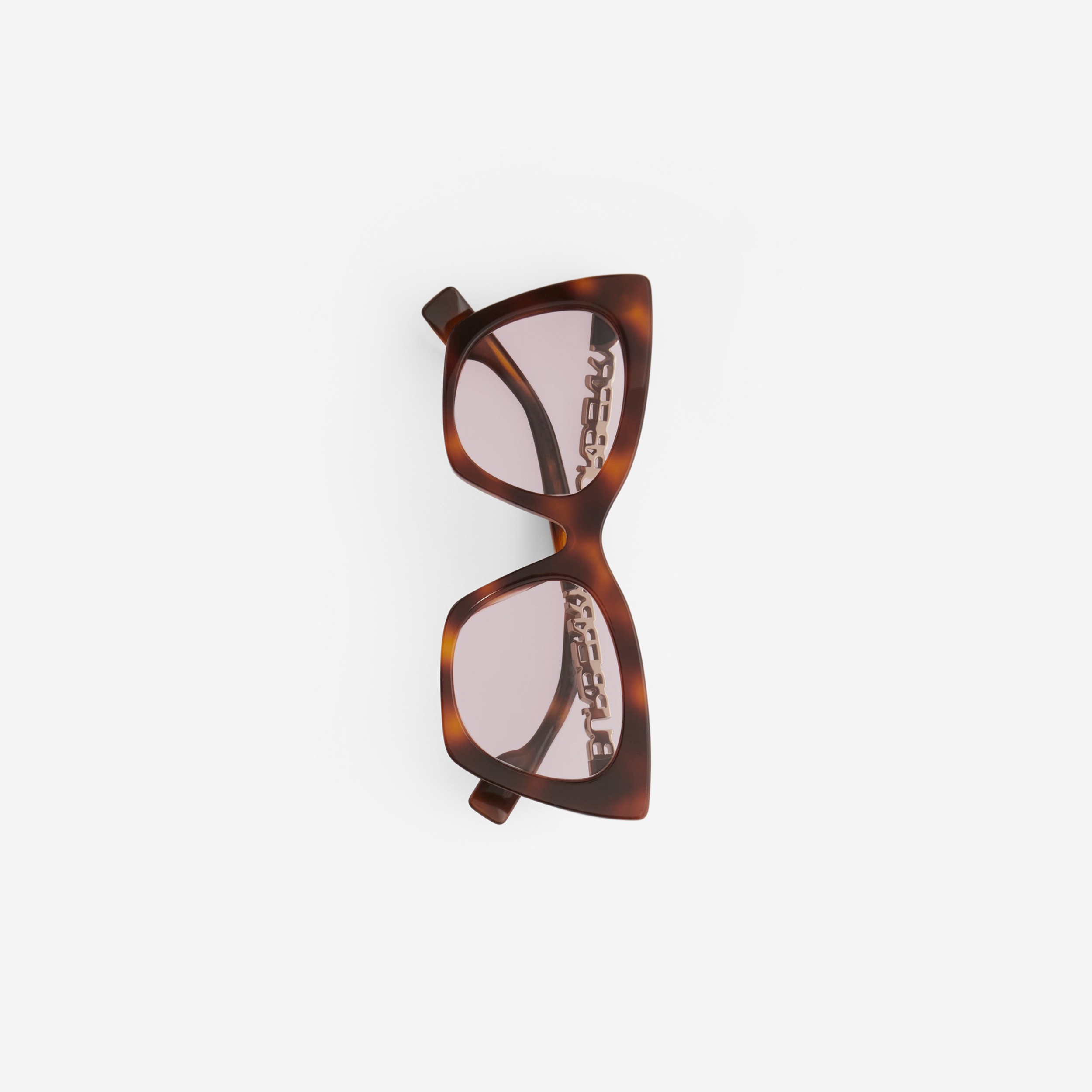 Cat-Eye-Sonnenbrille mit Logodetail (Warmes Schildpattfarben) - Damen | Burberry® - 2
