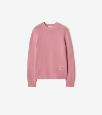 BURBERRYピンクセーター　クリ―ニング済　 Cashmere Sweater in Begonia pink - Women | Burberry® Official