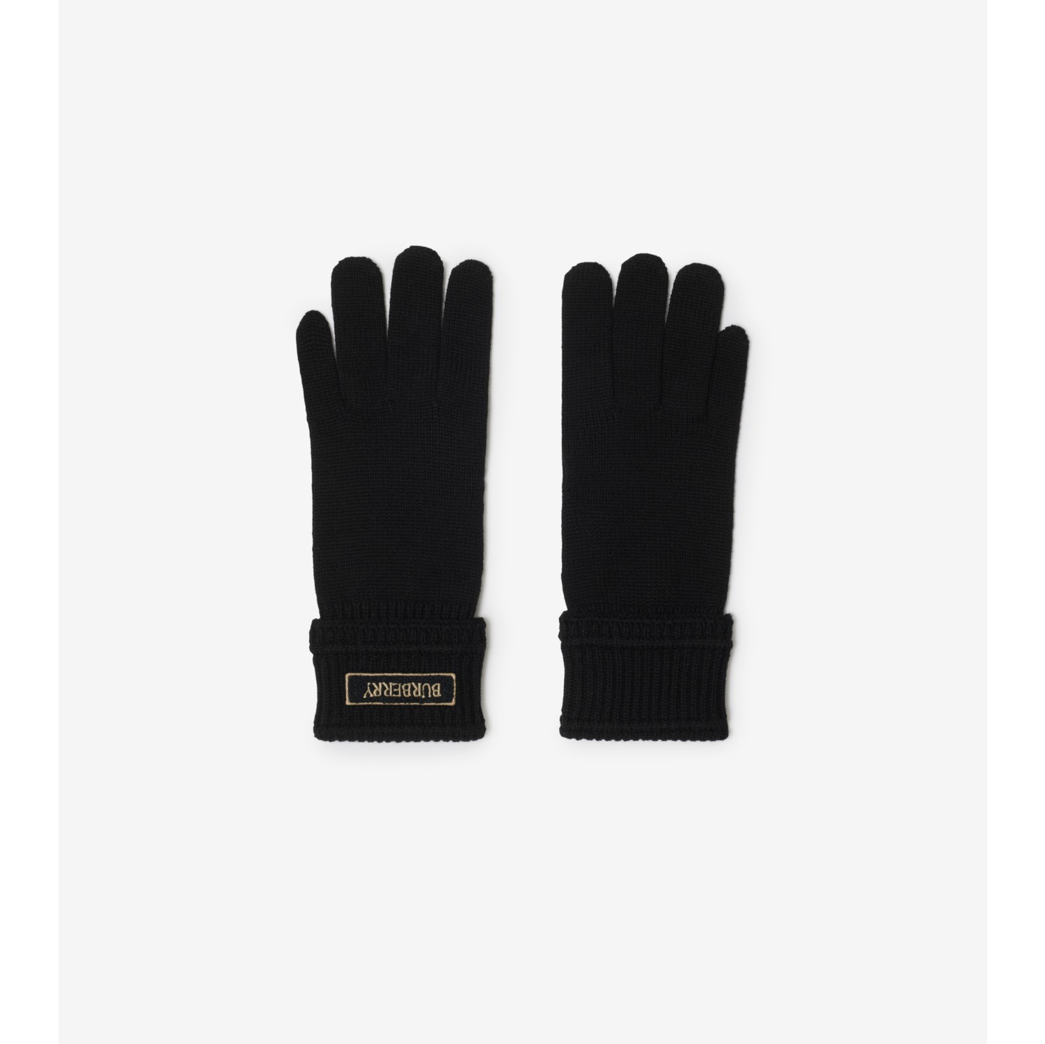 Black wool gloves mens online