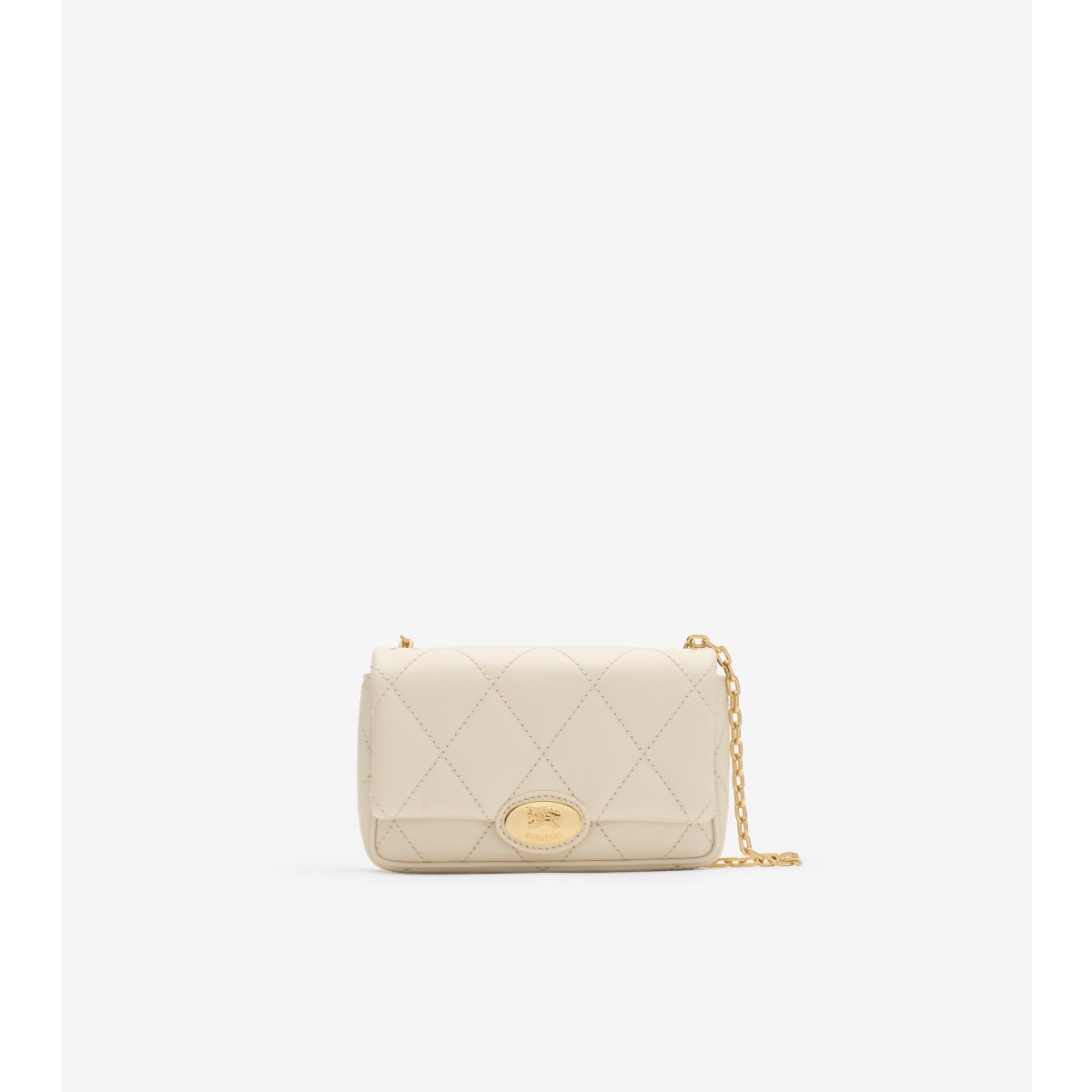 Burberry Strand Quilted Leather Clutch Bag