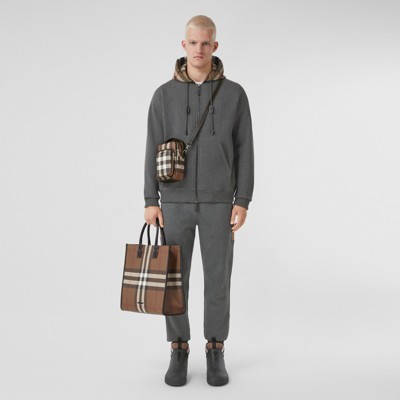 burberry men's hooded shirts & tops