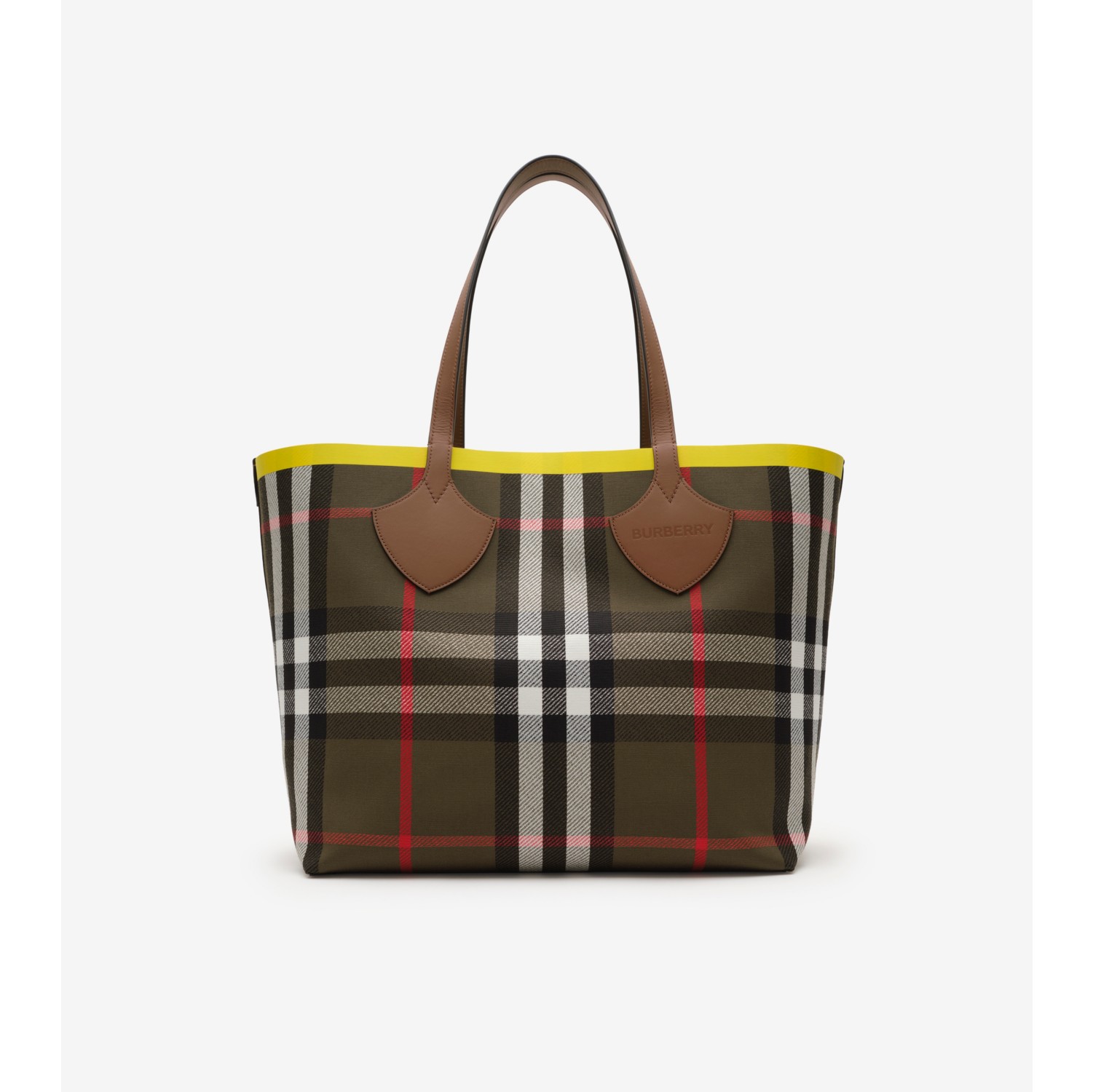 Large Check Tote