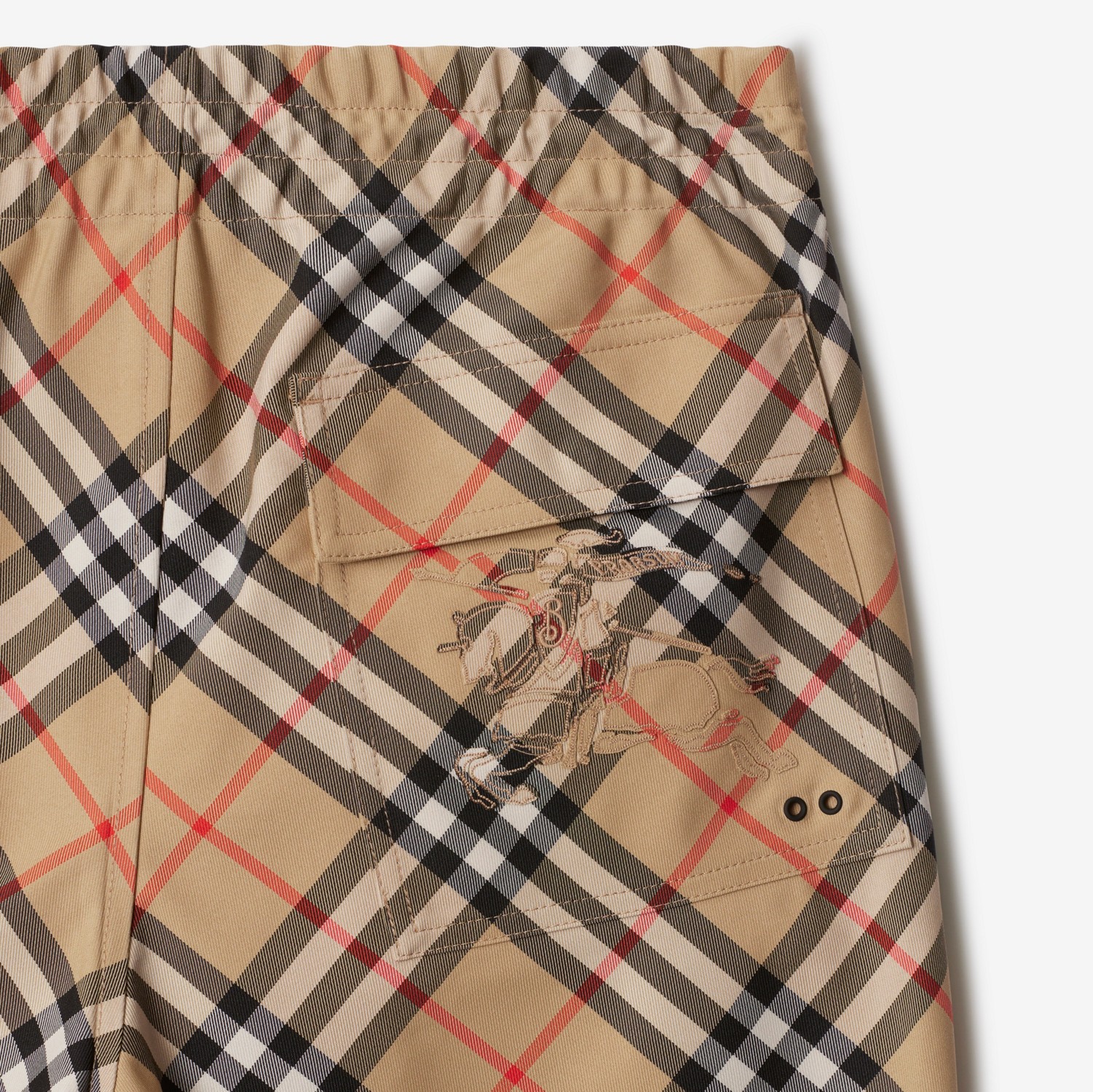 Check Shorts in Sand - Men, Nylon | Burberry® Official Check Shorts in Sand - Men, Nylon | Burberry® Official