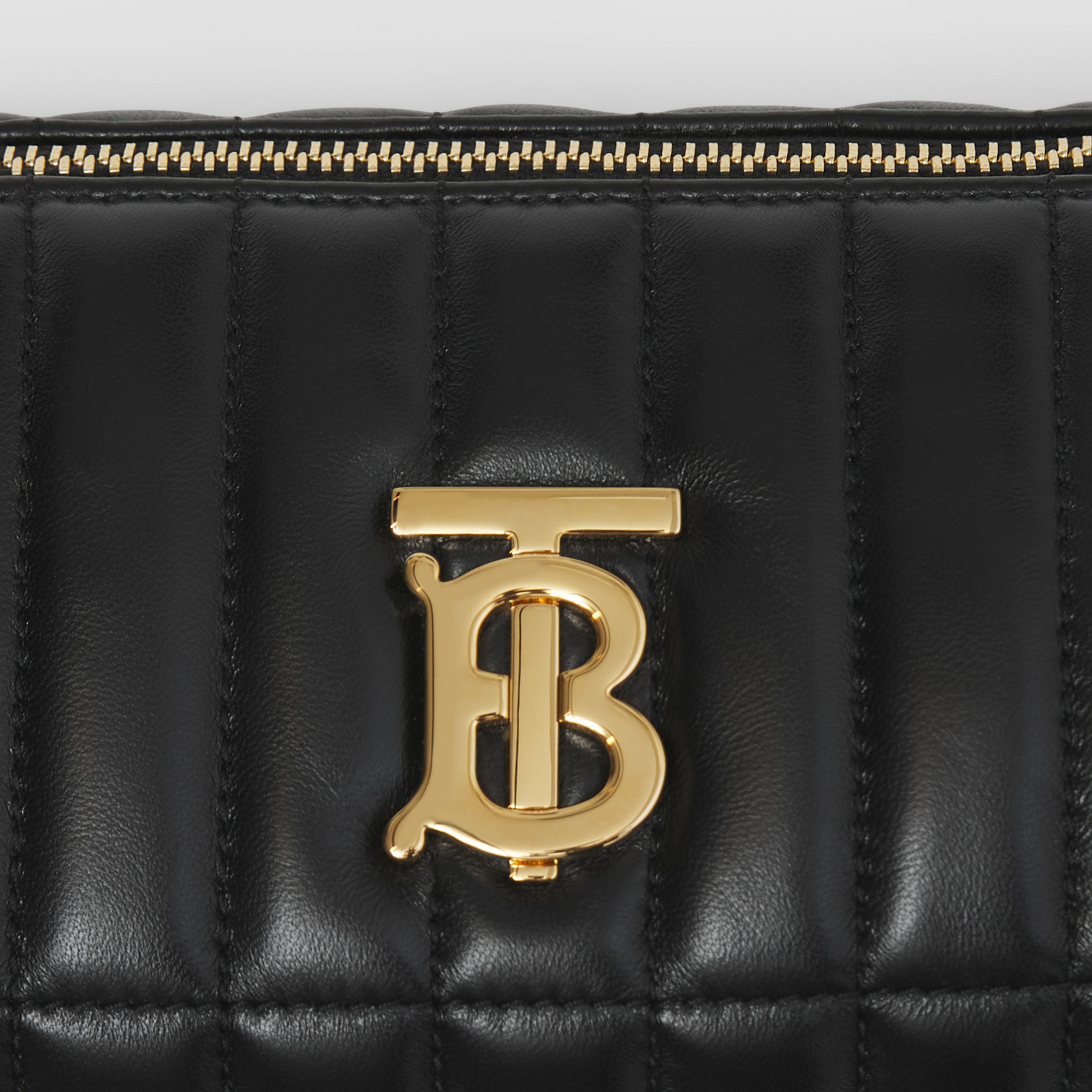 Quilted Leather Lola Barrel Bag in Black - Women | Burberry® Official - 2