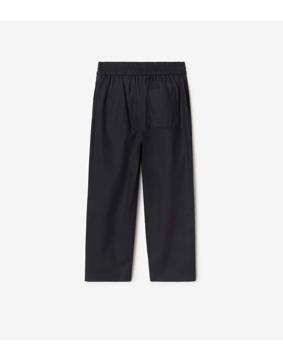 Cotton Blend Trousers