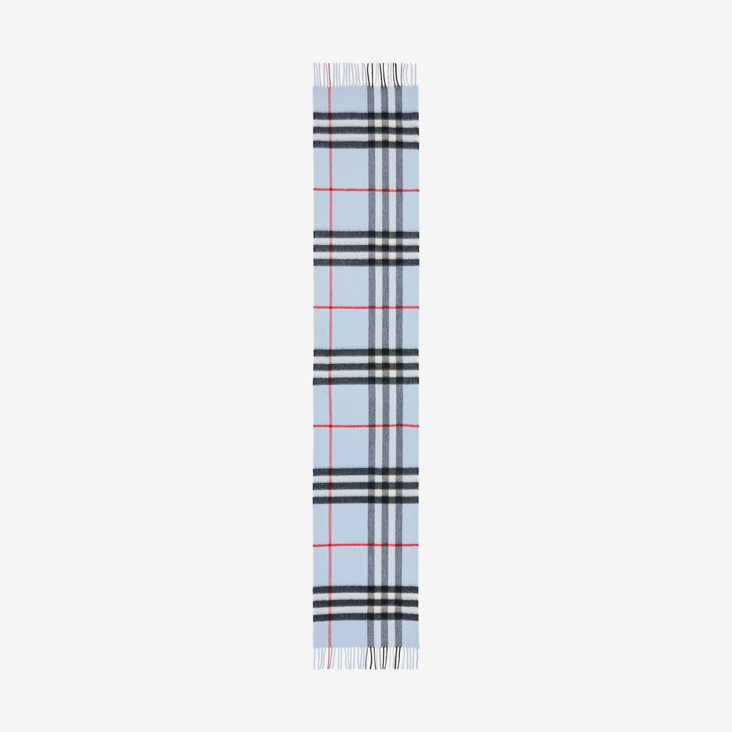 格纹羊绒围巾 (浅蓝色) | Burberry® 博柏利官网 - 2