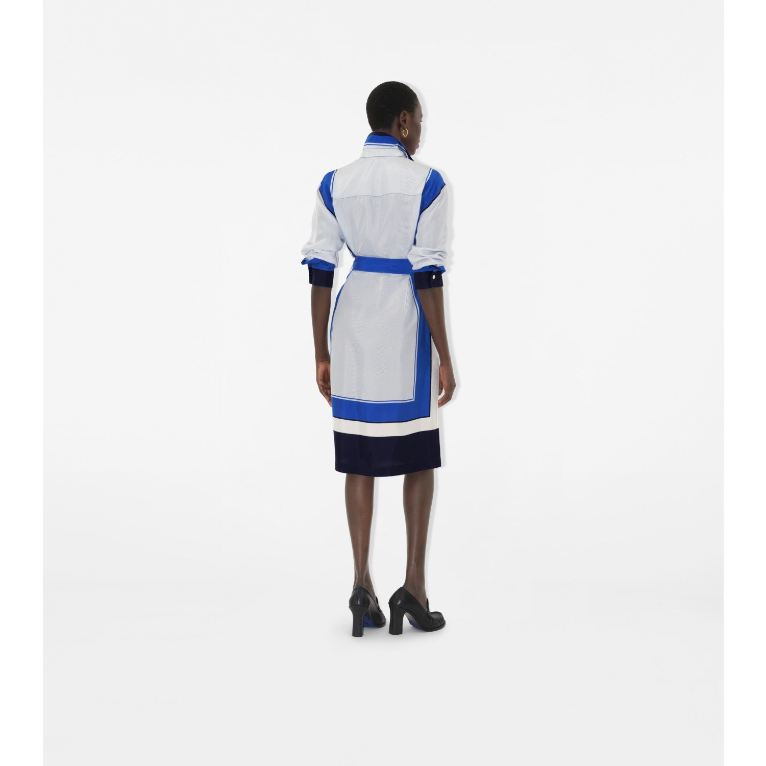 Robe chemise Box en soie Knight