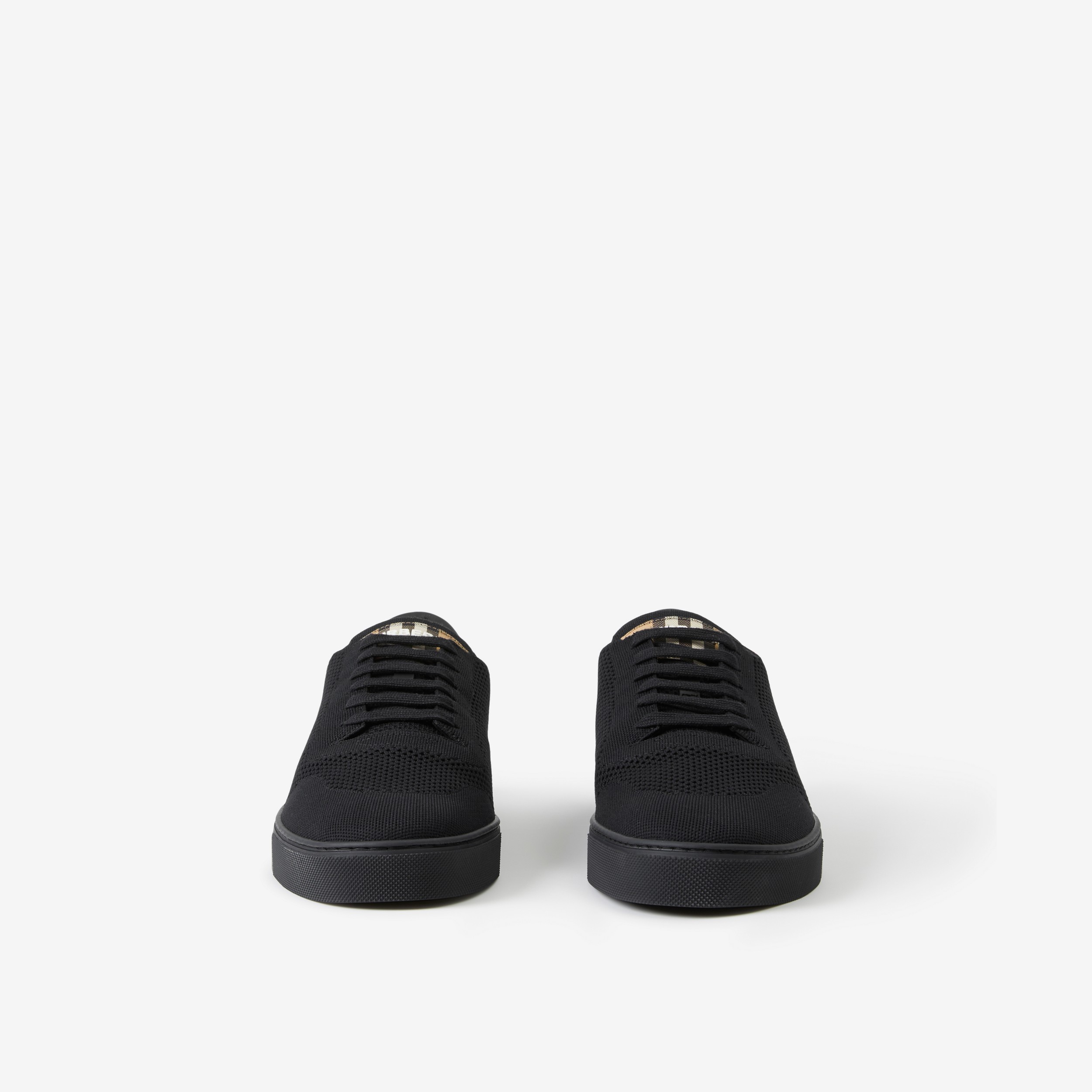 尼龙、皮革拼棉质运动鞋 (黑色) - 男士 | Burberry® 博柏利官网 - 2
