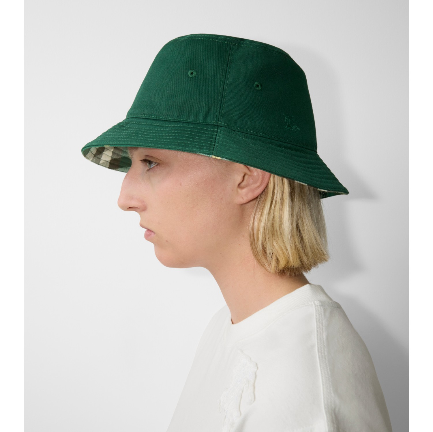 Reversible Cotton Blend Bucket Hat