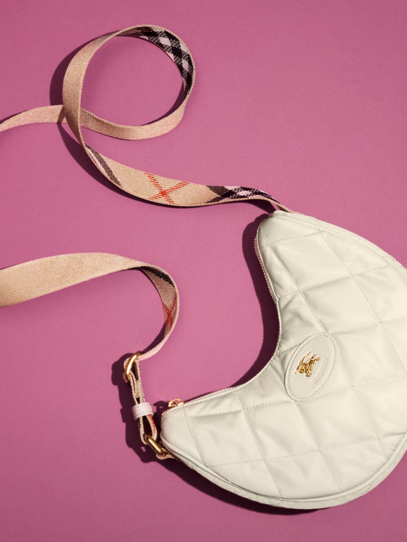 Burberry Horseshoe Crossbody Bag​ in colour Soap Beige 