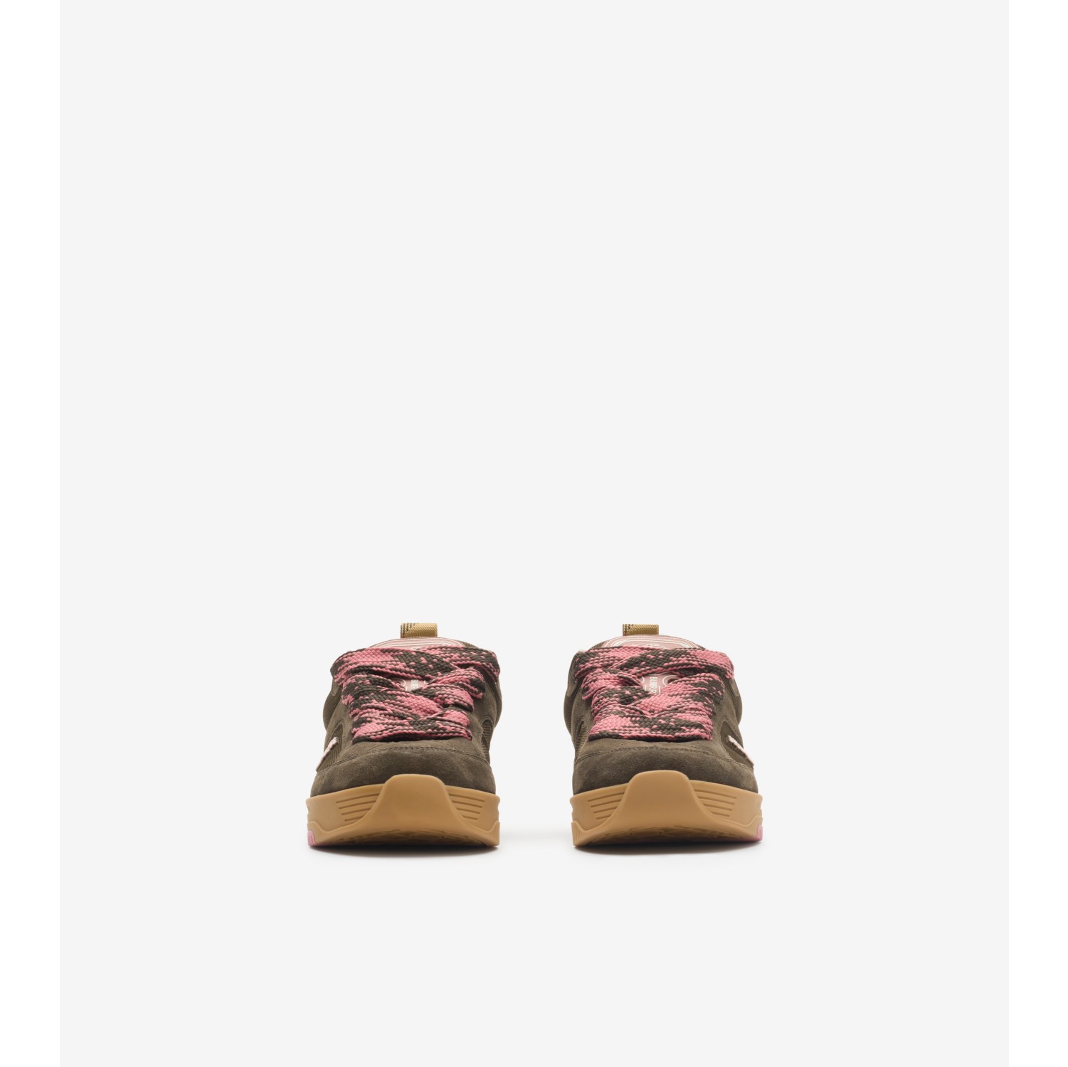 Suede and Mesh Arc Sneakers