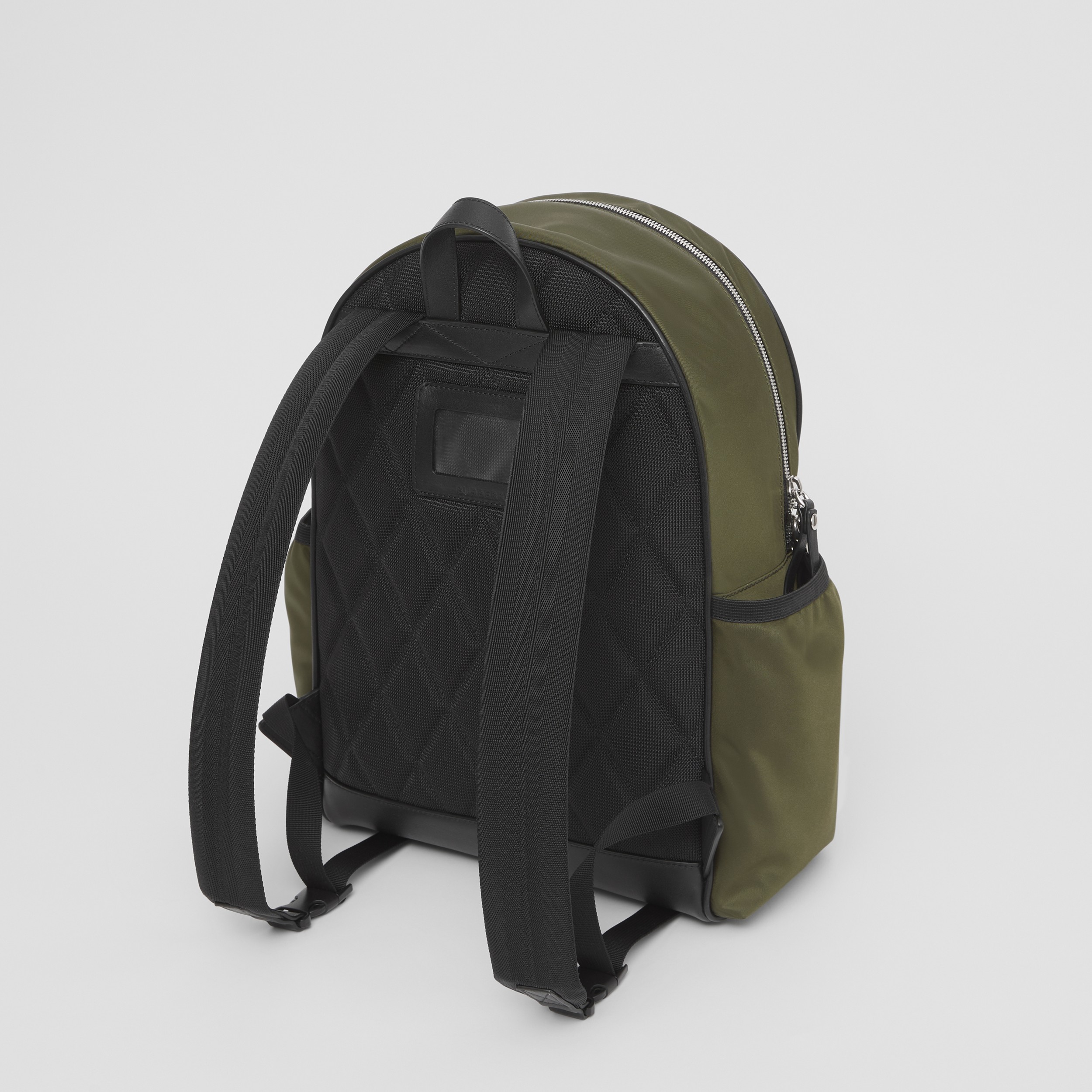Thomas Bear Motif Nylon Backpack in Moss Green - Children | Burberry® Official - 3