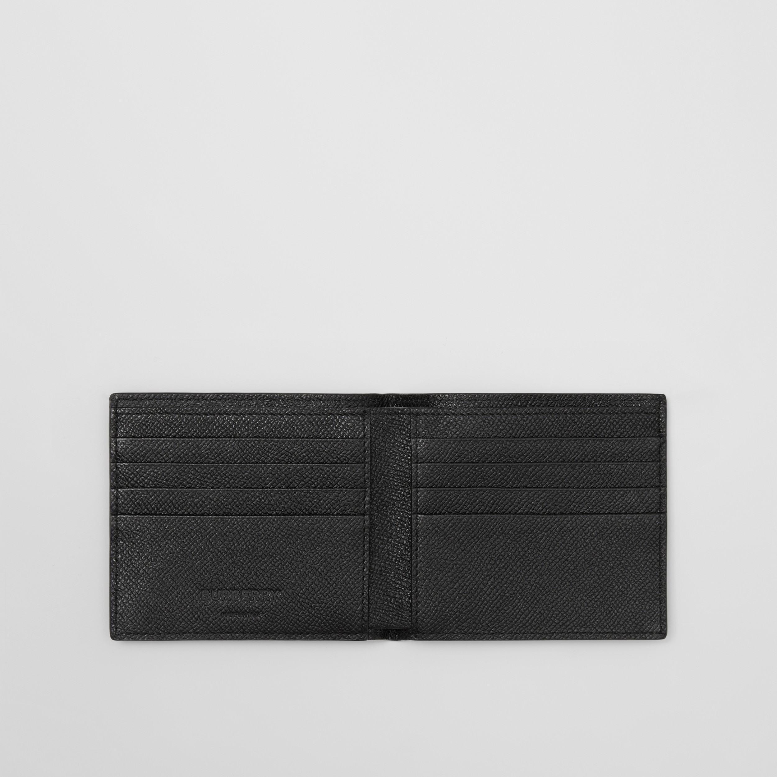 Grainy Leather TB Bifold Wallet in Black - Men | Burberry® Official - 3