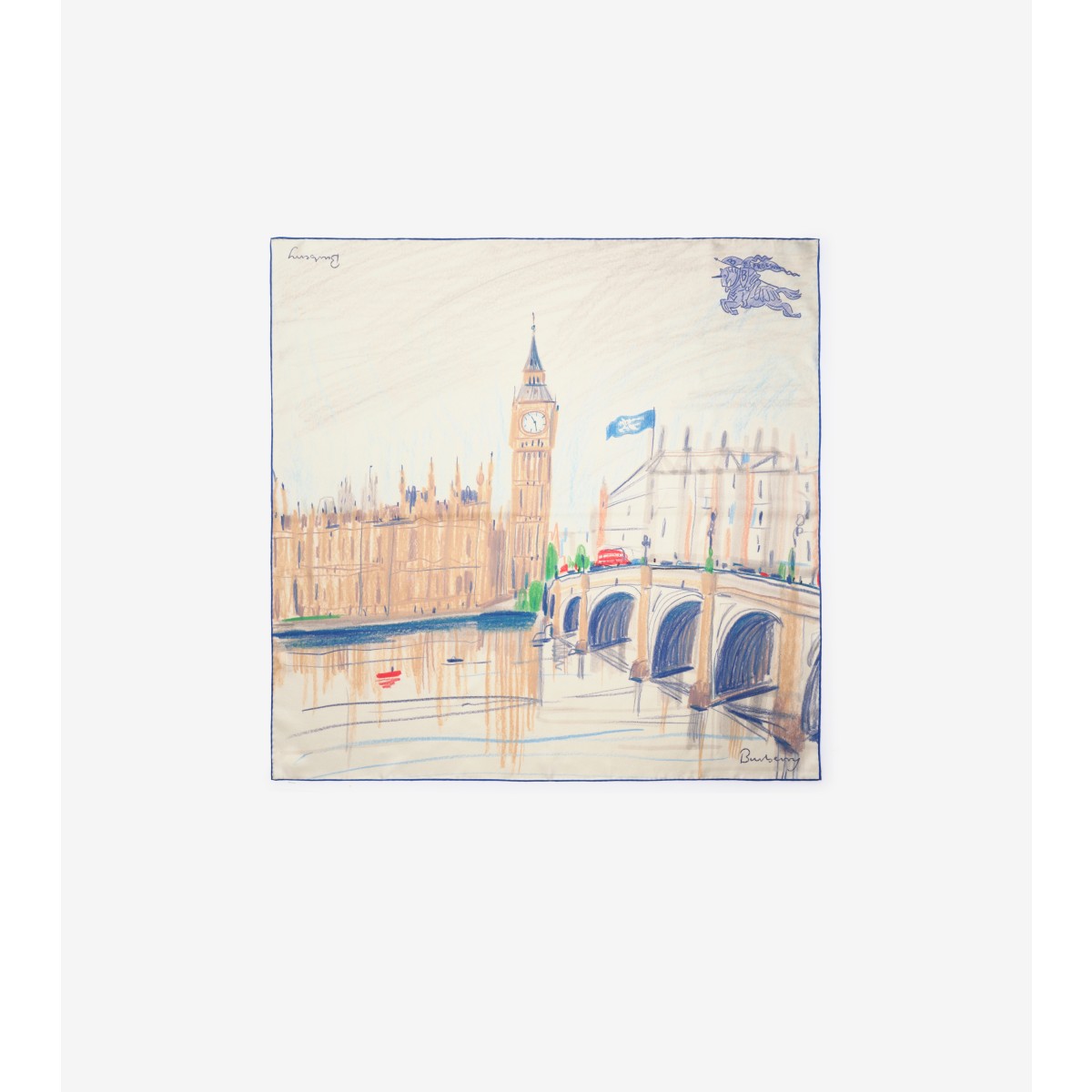  Printed London Scarf