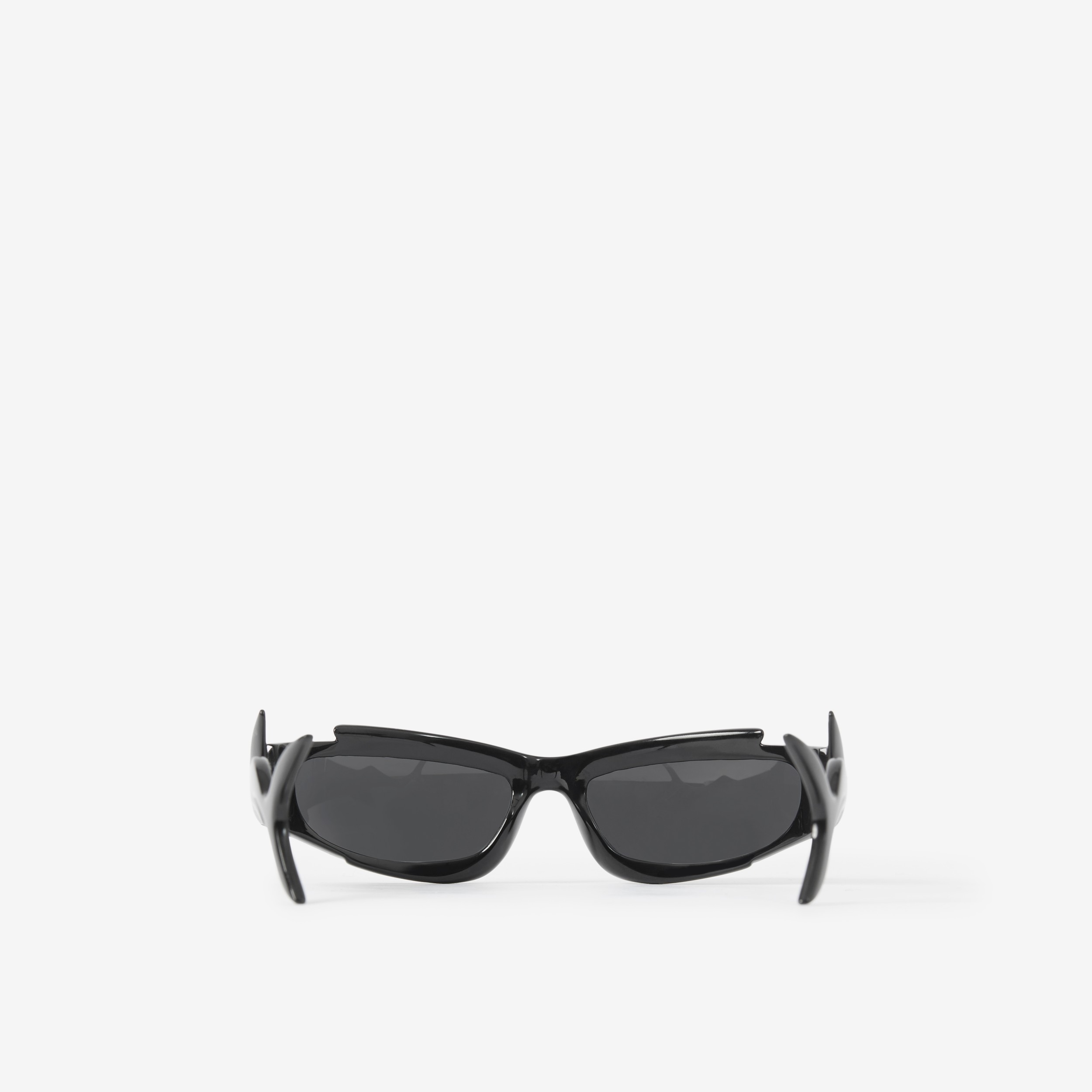 Rectangular Frame Turner Sunglasses in Black | Burberry® Official - 3