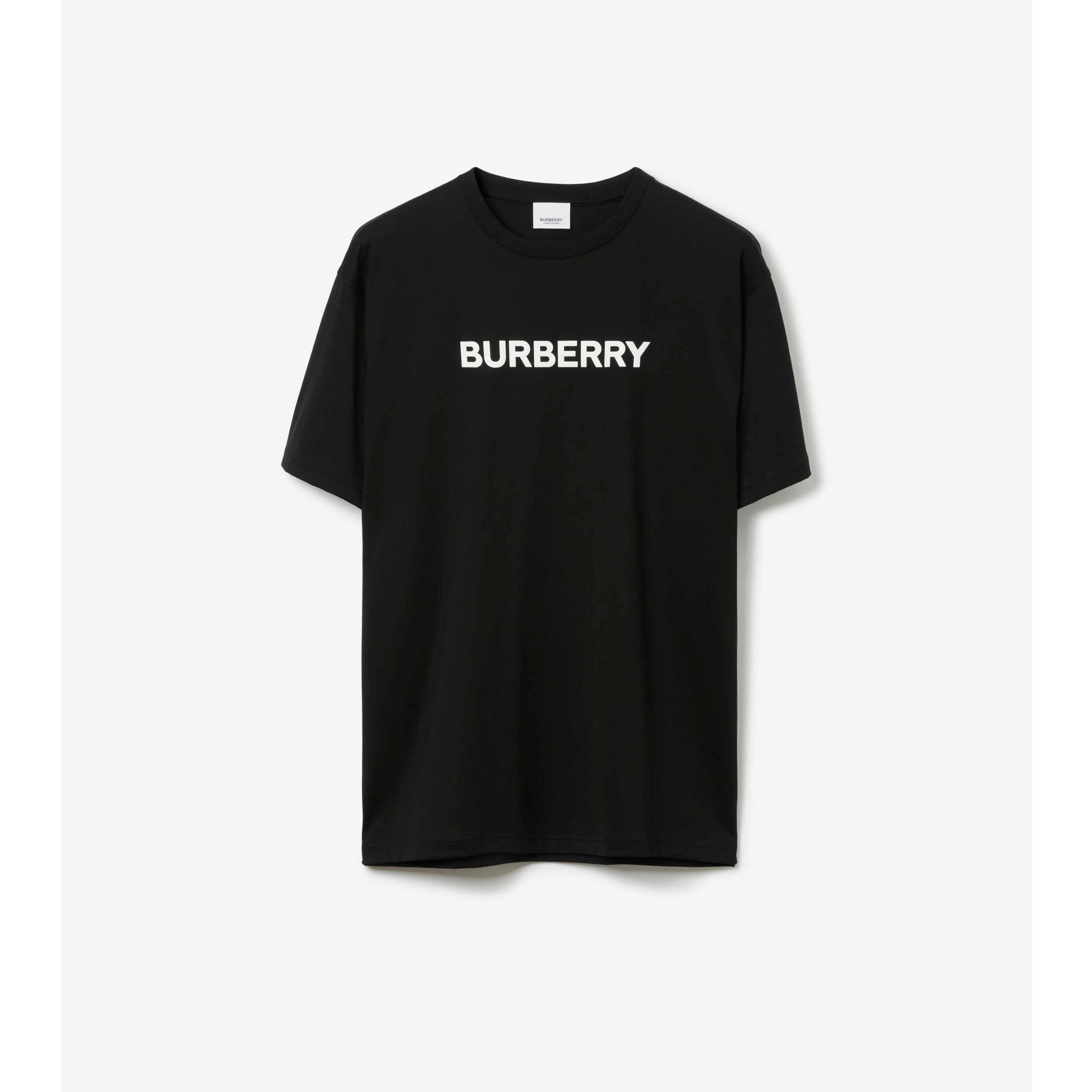 ロゴプリント コットンTシャツ (ブラック) - メンズ | Burberry®公式サイト