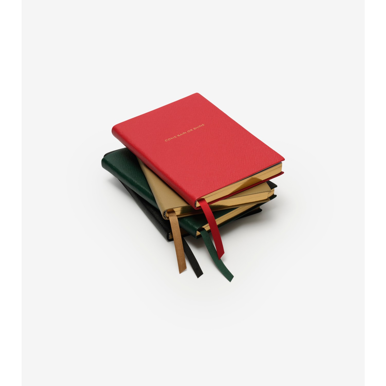 Notizbuch „Soho“ mit „Rain or Shine“-Slogan