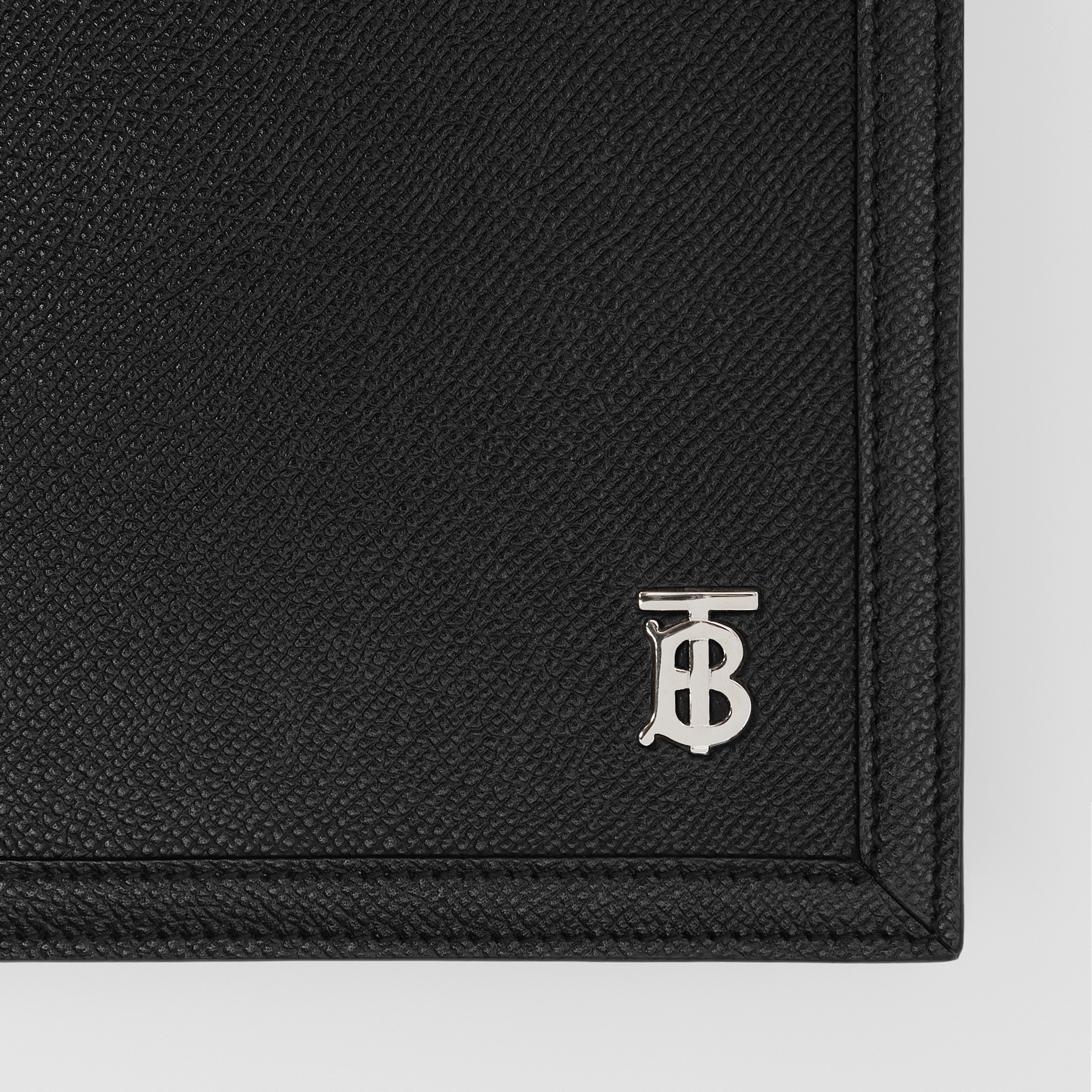 Grainy Leather TB Zip Pouch in Black - Men | Burberry® Official - 2