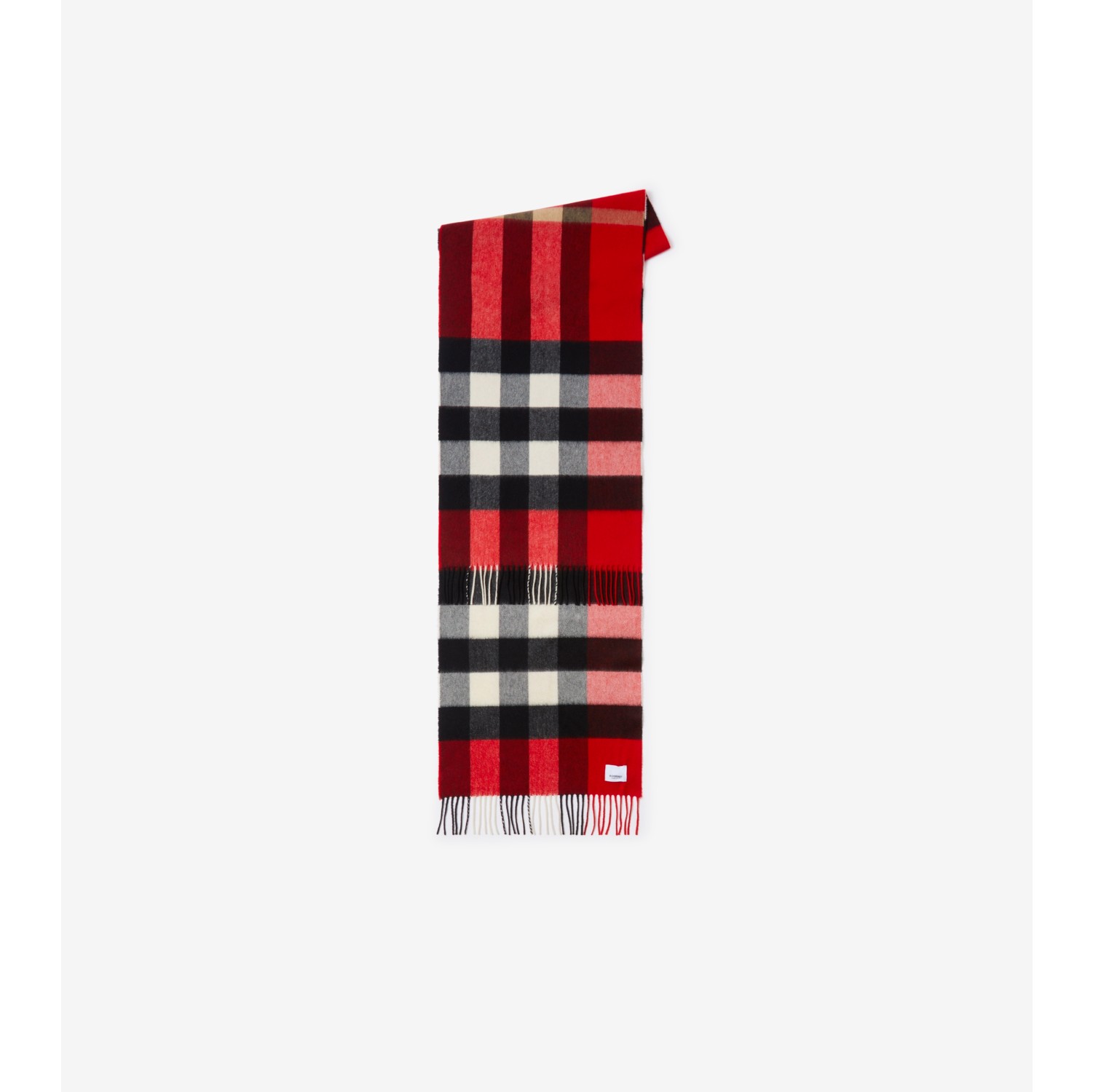 Burberry red on sale cashmere scarf