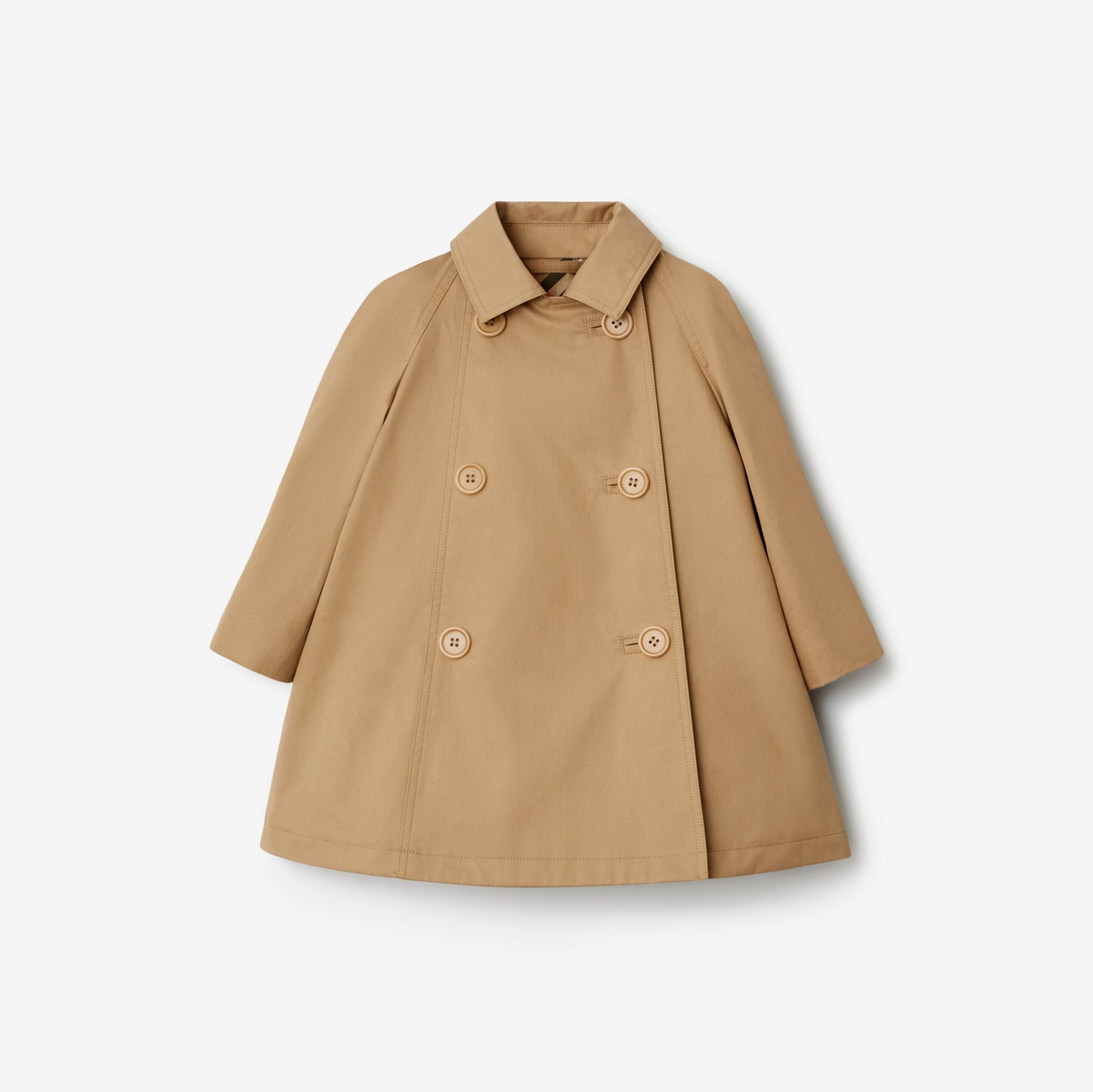 Trench coat in cotone