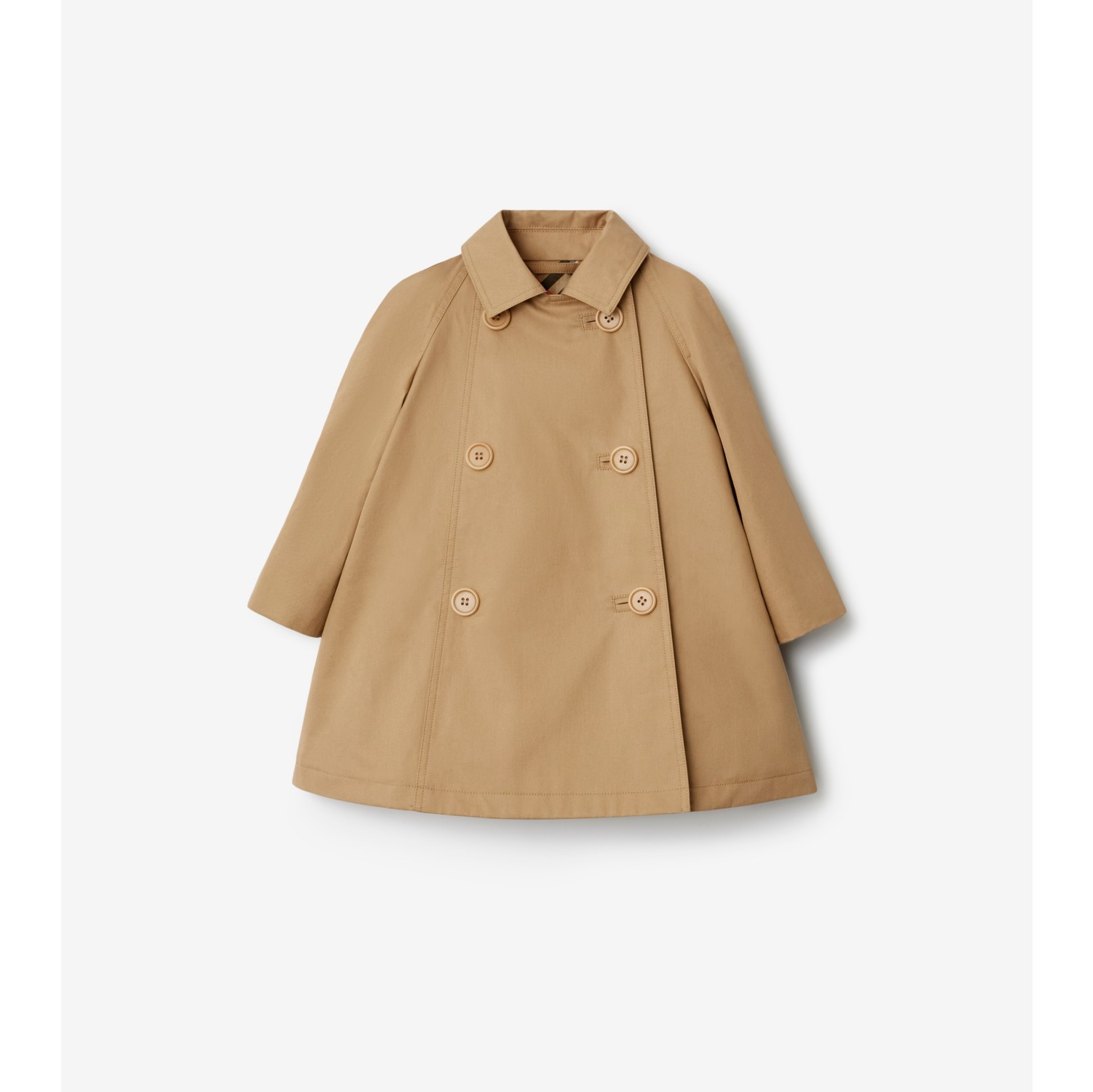 Cotton Trench Coat in Archive beige Burberry Official