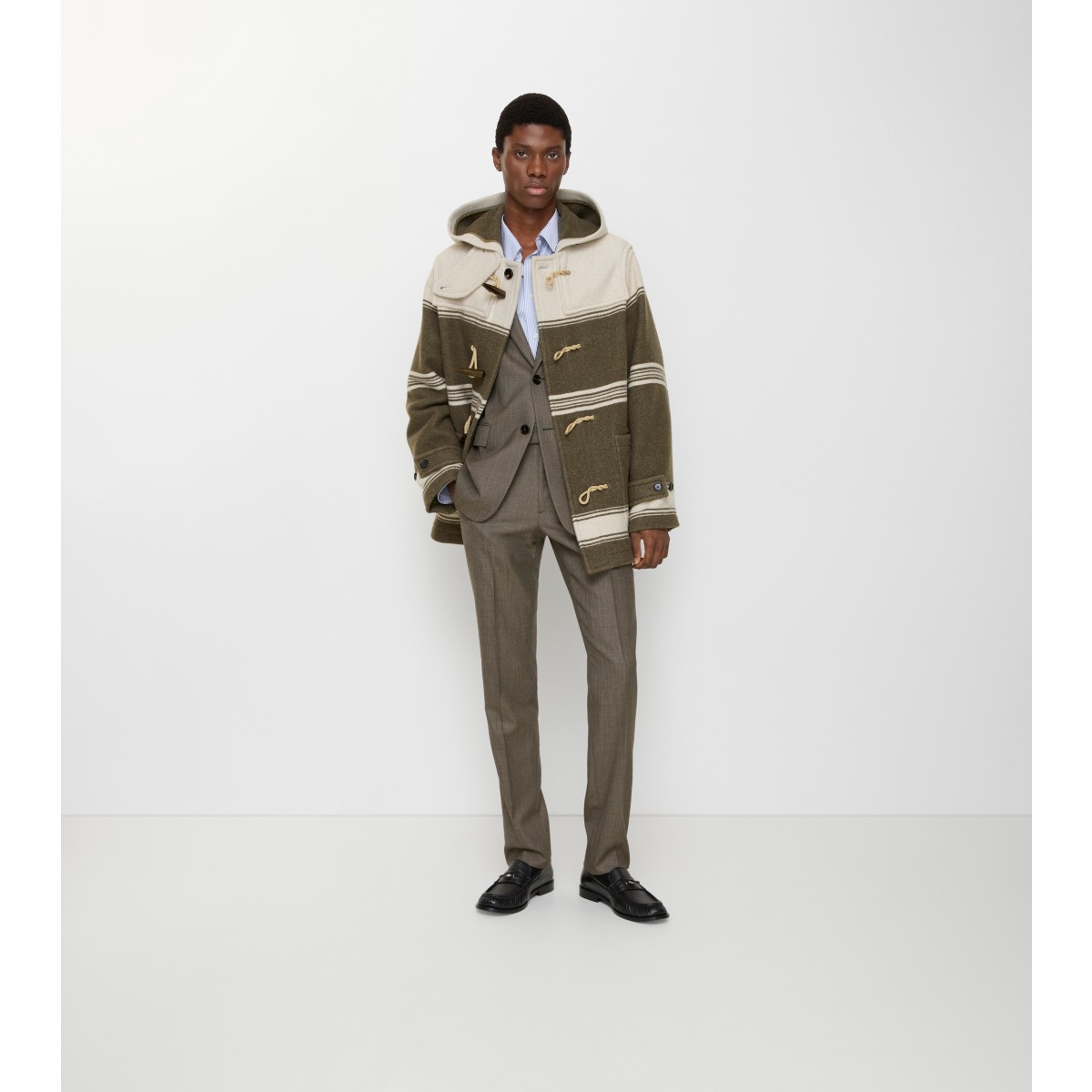  Sharkskin Tailored Trousers