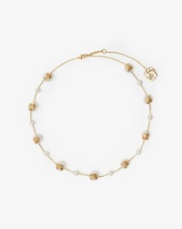 EKD Sphere Pearl Necklace​ in with Gold/pearl