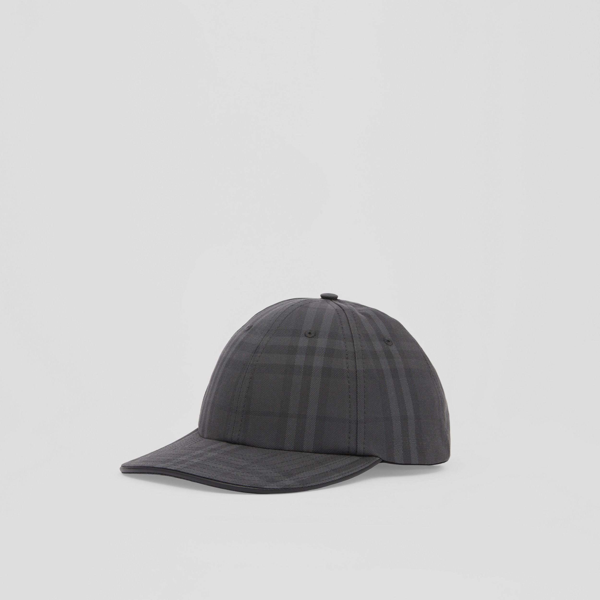 Vintage Check Cotton Baseball Cap in Charcoal | Burberry® Official - 4