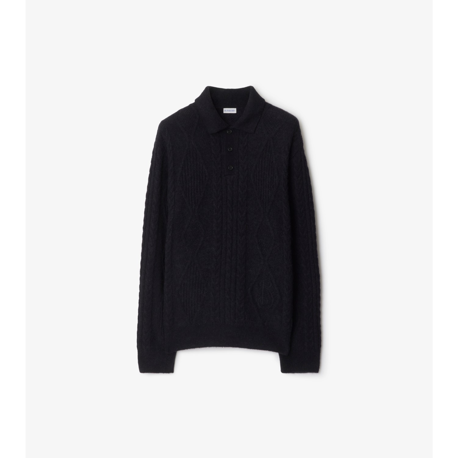 Burberry mens knit polo hotsell