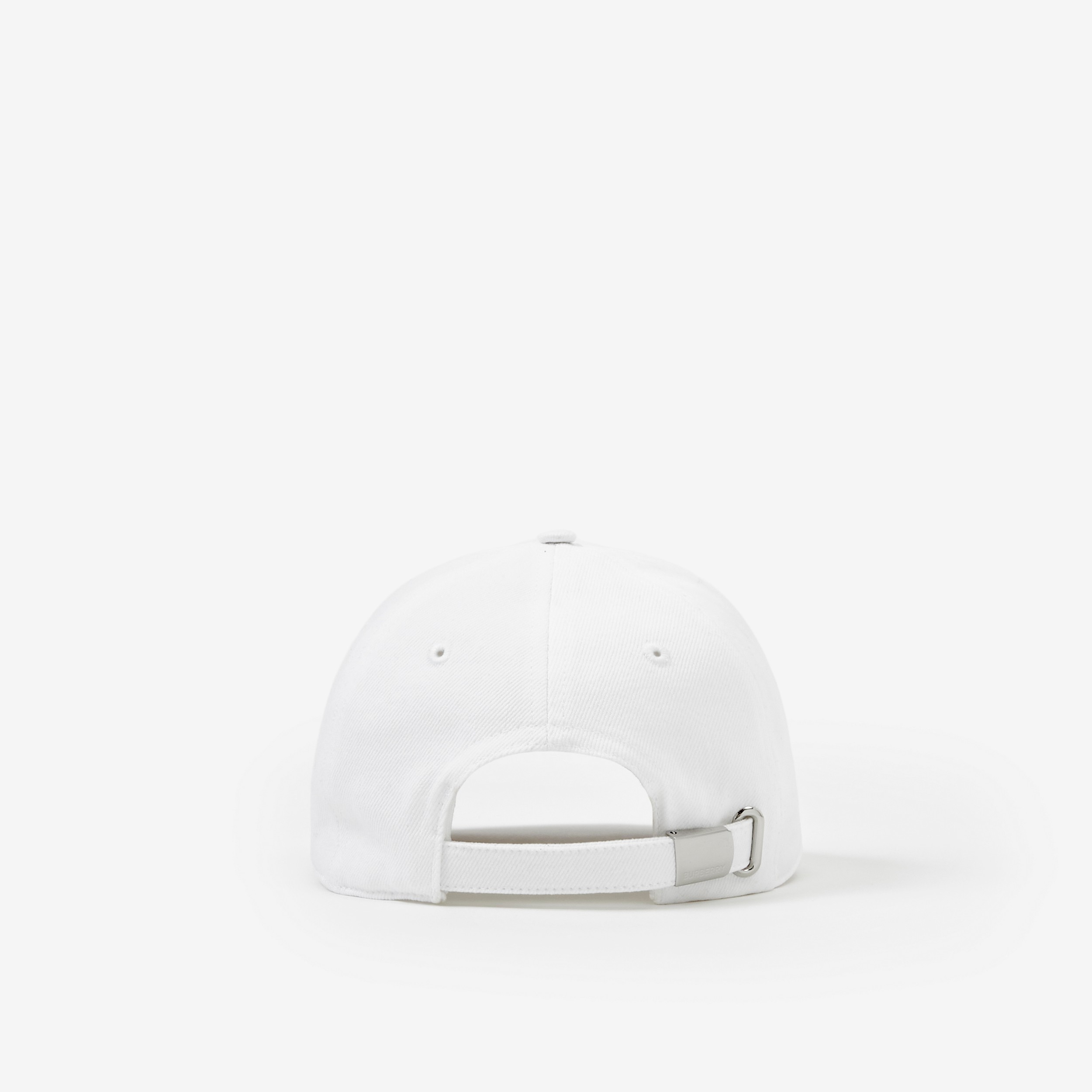 Casquette de baseball en denim avec logo brodé (Blanc) | Site officiel Burberry® - 3
