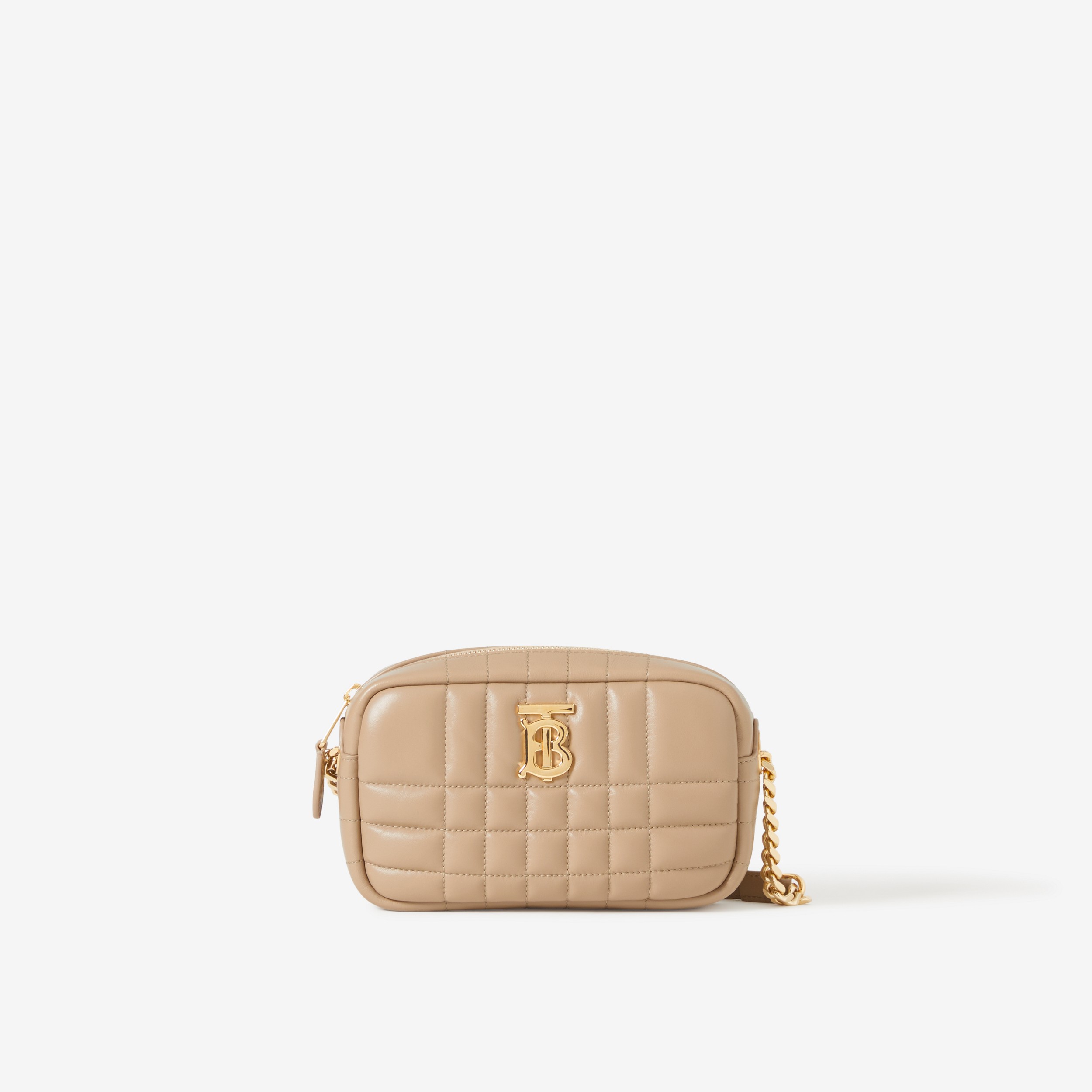 Mini Lola Camera Bag in Oat Beige - Women | Burberry® Official - 1