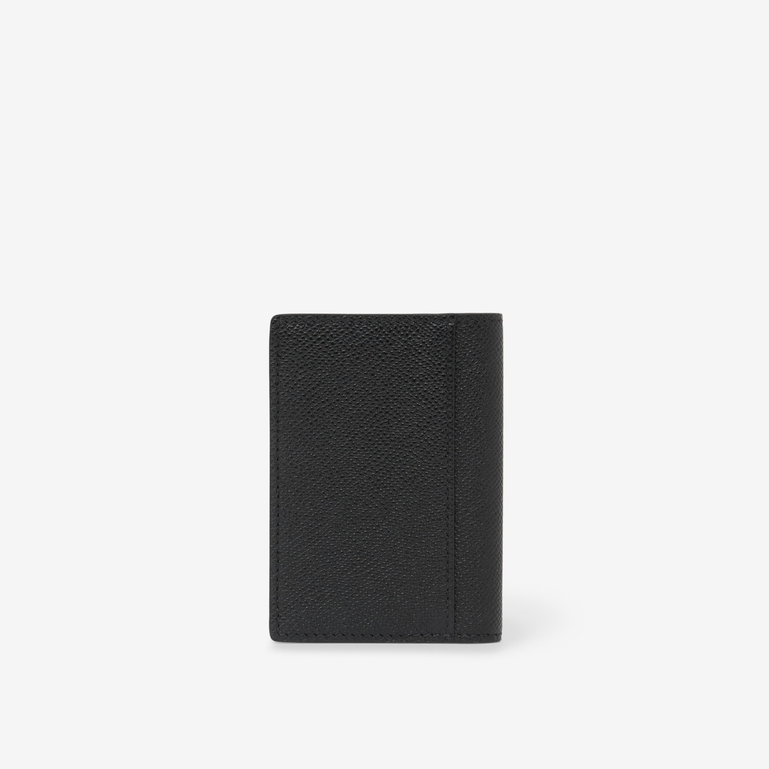 Grainy Leather TB Folding Card Case in Black - Men | Burberry® Official