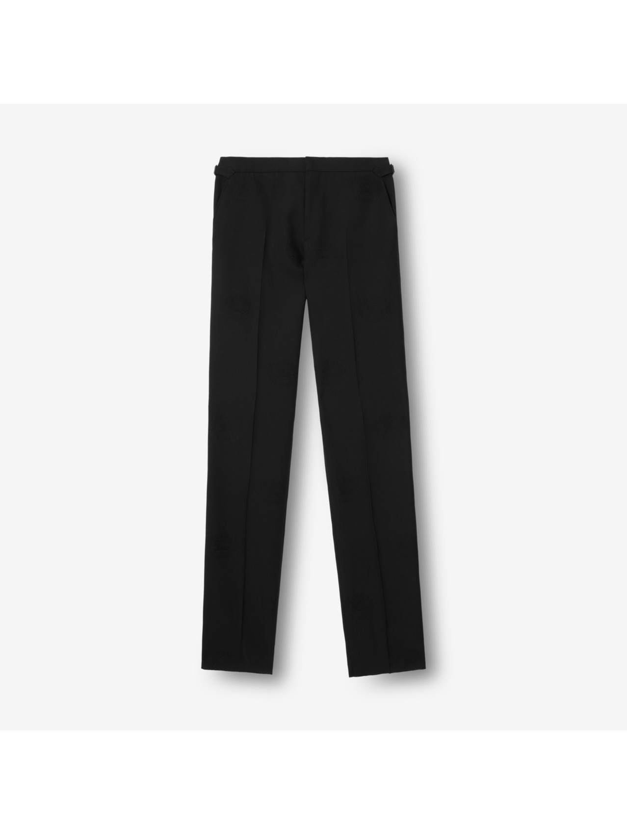 Classic Fit Wool Mohair Tailored Trousers in Black - Men | Burberry®  Official