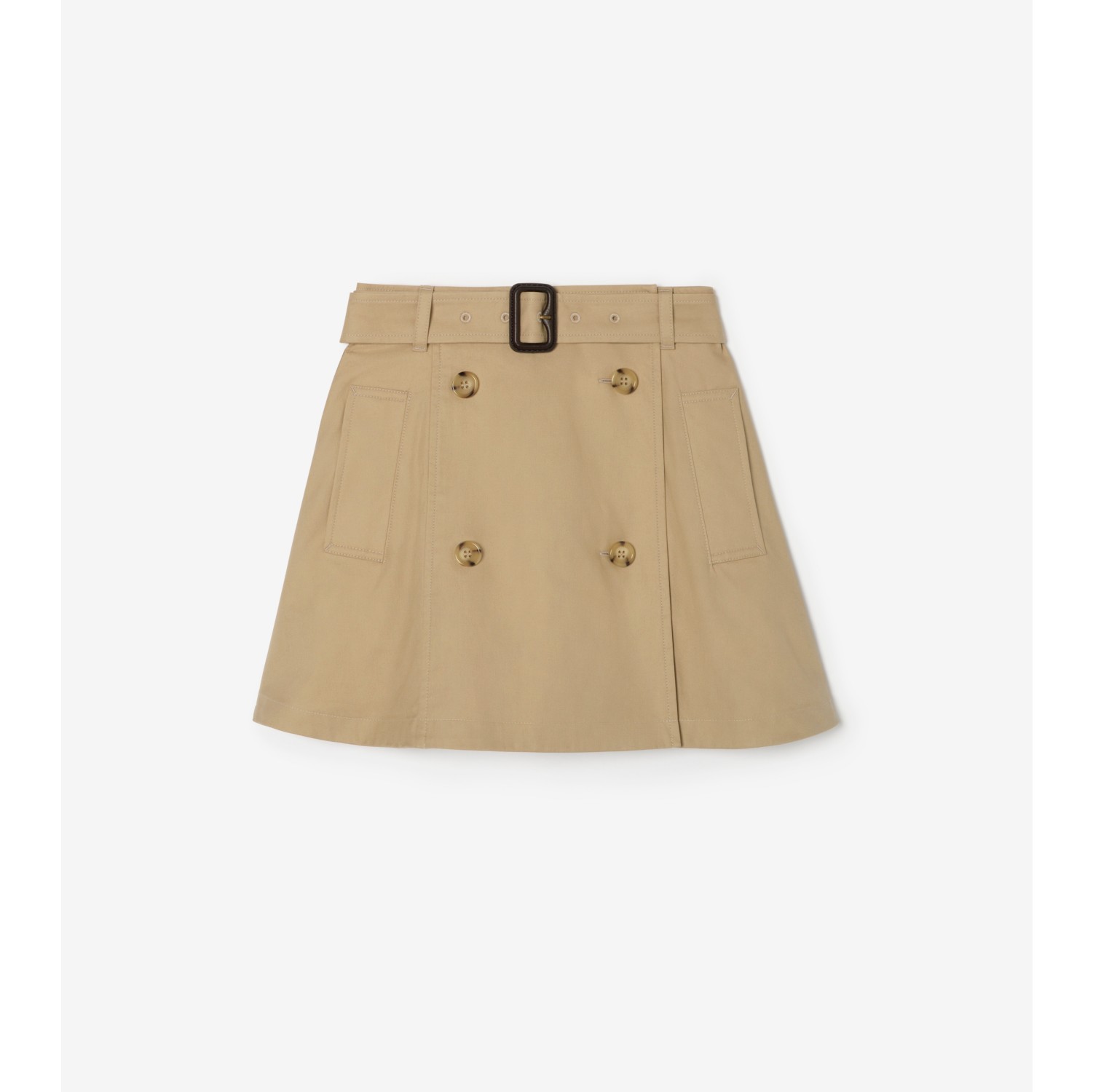Cotton Trench Skirt