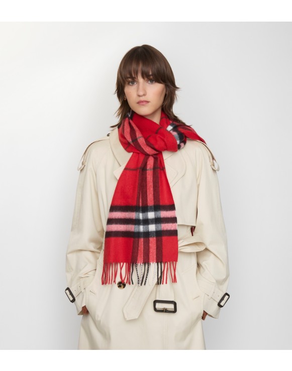 Écharpe en cachemire Check